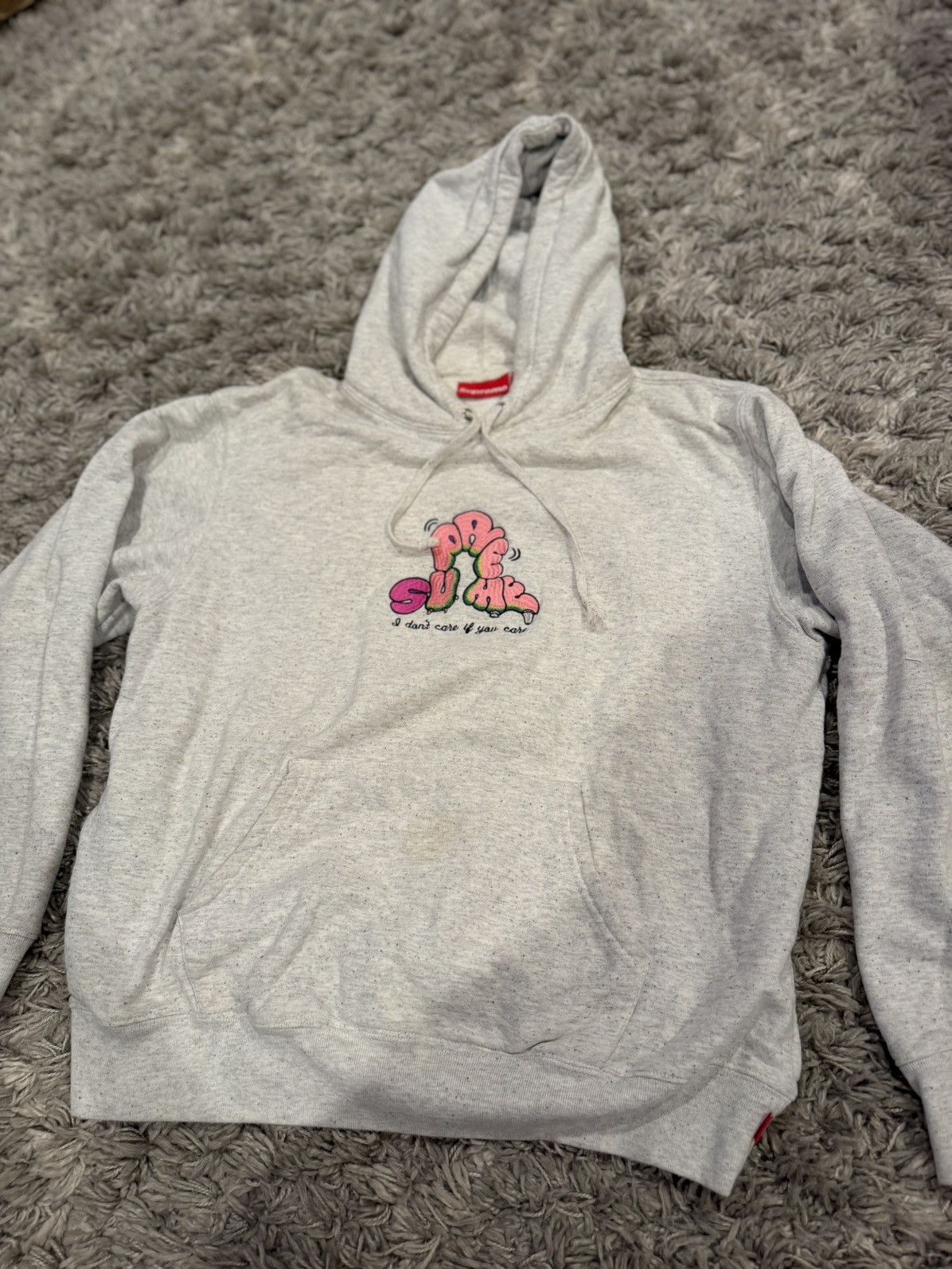 Supreme SUPREME light grey hoodie RARE Size US M / EU 48-50 / 2 - 1 Thumbnail
