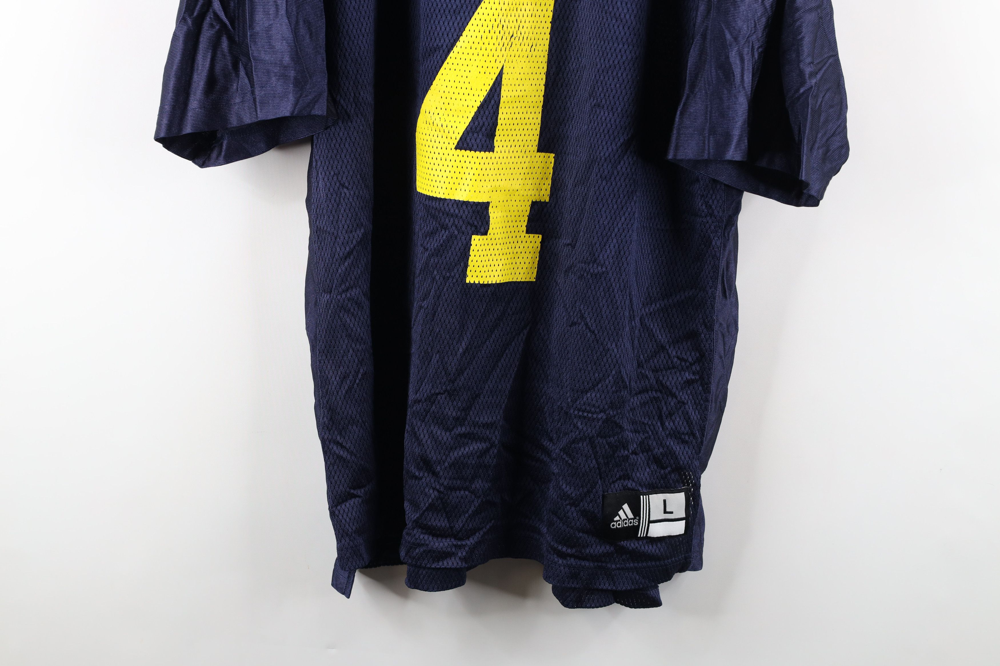 Adidas × Vintage Vintage Adidas University of Michigan Football Jersey Blue Size US L / EU 52-54 / 3 - 3 Thumbnail