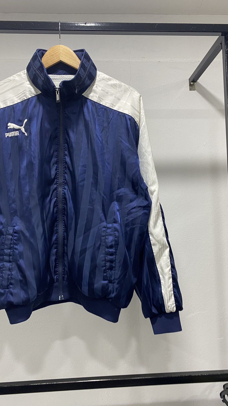 Japanese Brand × Vintage Vintage Puma Windbreaker 80s with Hoodie Size US L / EU 52-54 / 3 - 2 Thumbnail