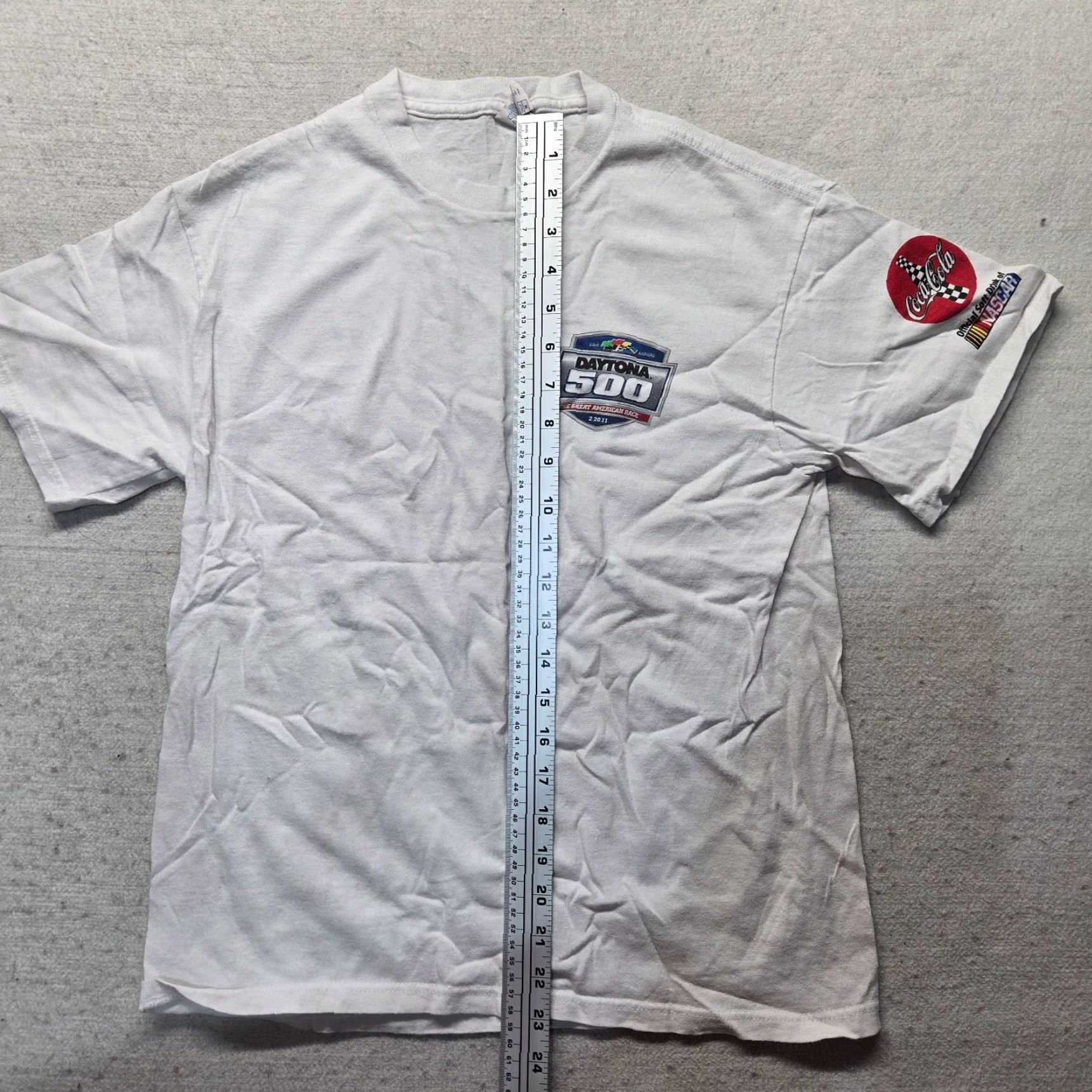 Hanes Hanes White The Coca-Cola Racing Family Crew Necked Shirt Adult M Size US M / EU 48-50 / 2 - 6 Thumbnail