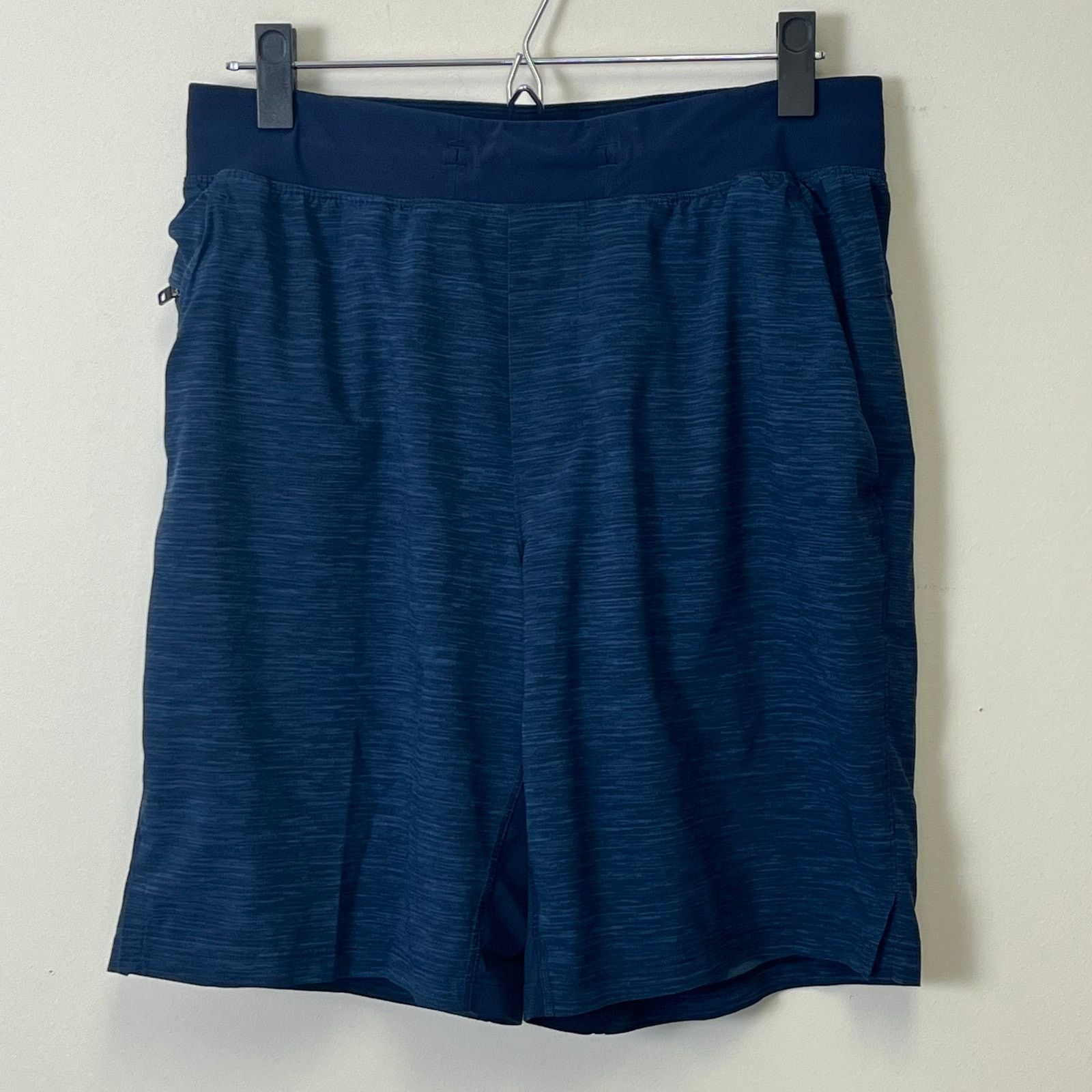 Lululemon Lululemon T.H.E. Short 9 Inch Heather Navy Lined Medium Size US 32 / EU 48 - 1 Thumbnail