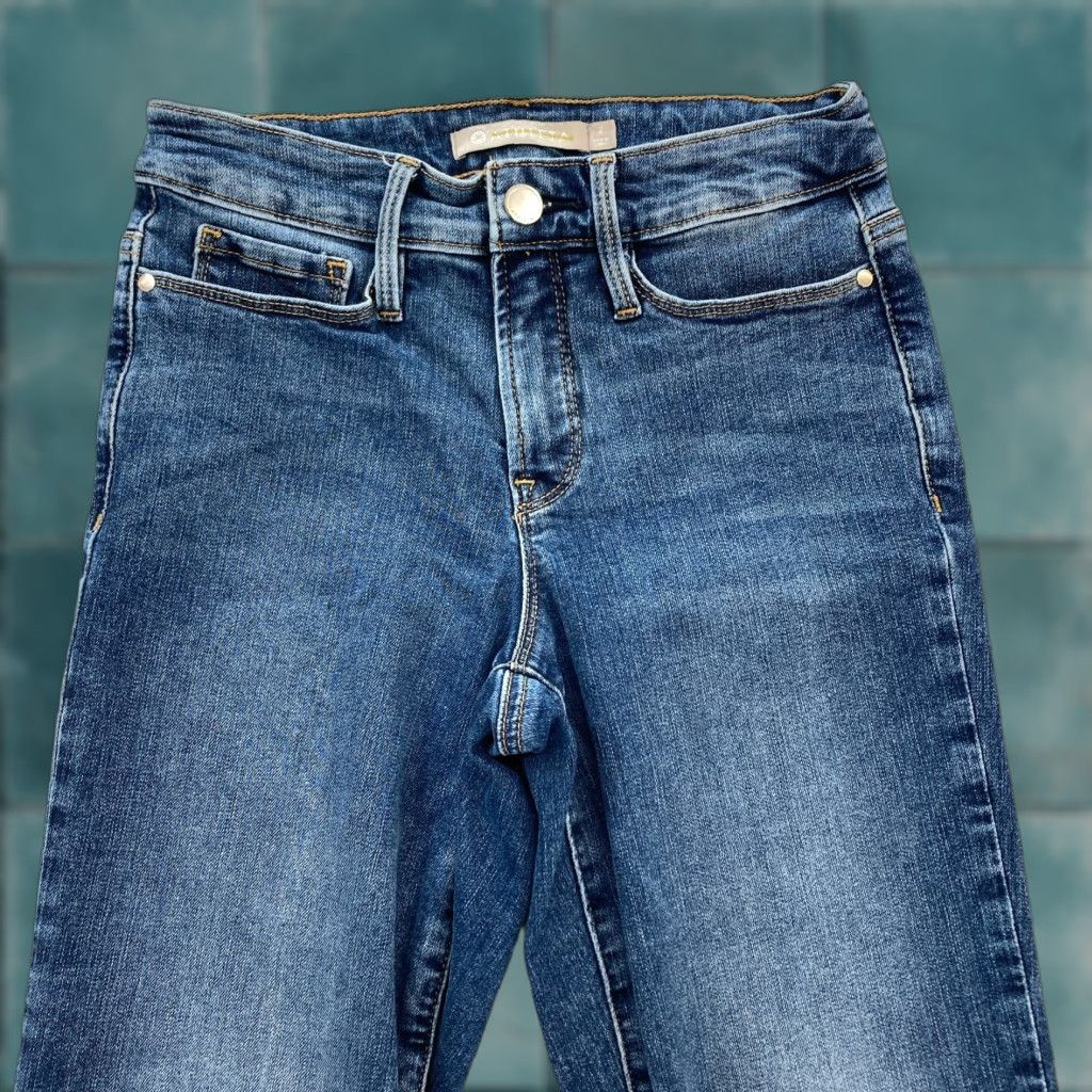 Athleta Athleta Sculptek Jeans Women's 2 Skinny Ankle Medium Wash Blue Stretch Denim Size 42" / US 20 - 1 Thumbnail