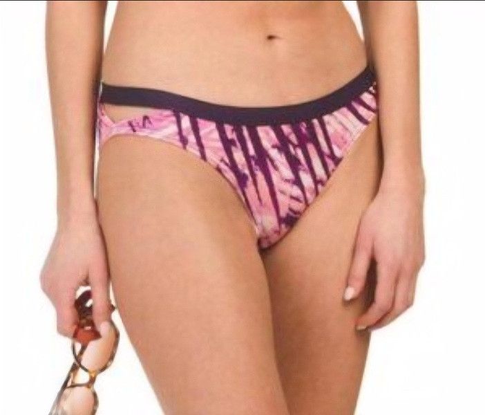 Other NWT Carmen Marc Valvo Strappy Passion Fruit Bikini Bottom LG Size ONE SIZE - 3 Thumbnail
