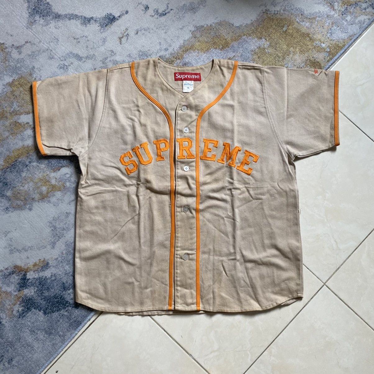 Supreme RARE🔥 Supreme MLB Jersey 2005 Size US XL / EU 56 / 4 - 2 Thumbnail