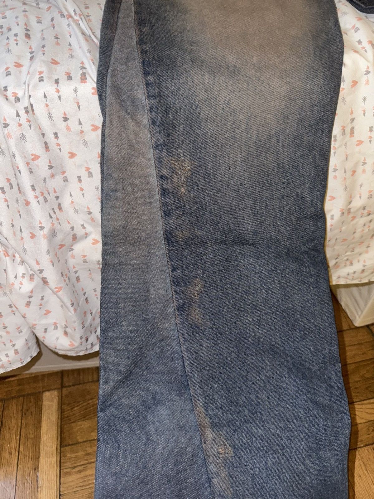 If Six Was Nine Stitches 1of1 Mud/Rust Jeans Size US 32 / EU 48 - 9 Thumbnail