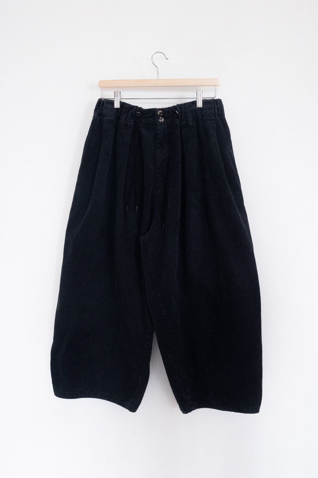 image of Sillage Japanese Black Corduroy Pants, Men's (Size 34)