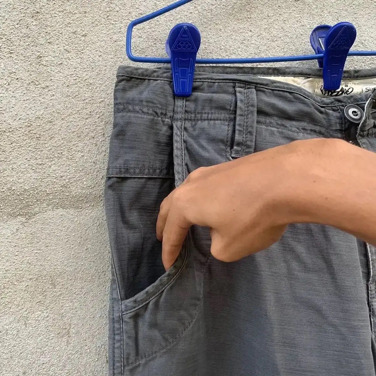 Mossimo 💥GRAILS💥 MOSSIMO TROUSERS HEAVY COTTON VINTAGE CARGO PANTS Size US 32 / EU 48 - 8 Thumbnail