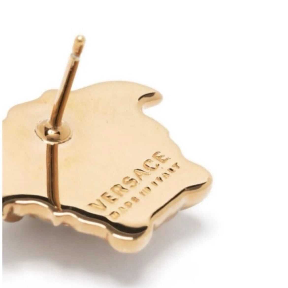 Versace Medusa logo gold tone earrings Size ONE SIZE - 5 Thumbnail