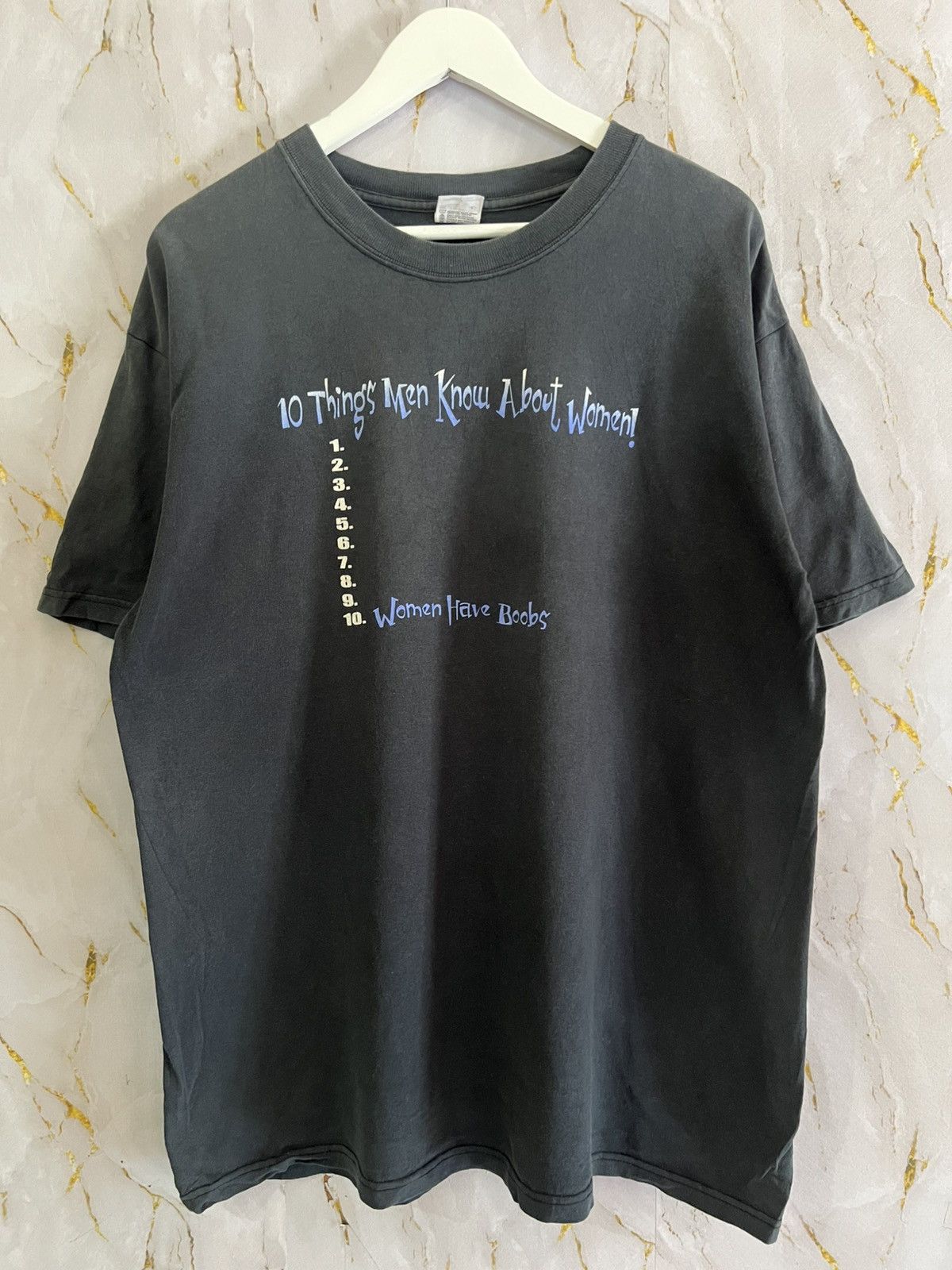 Vintage ⚡ CHRISTIAN LIFE TEE – DARK SPIRITUAL GOTHIC ENERGY ⚡ Size US L / EU 52-54 / 3 - 1 Thumbnail