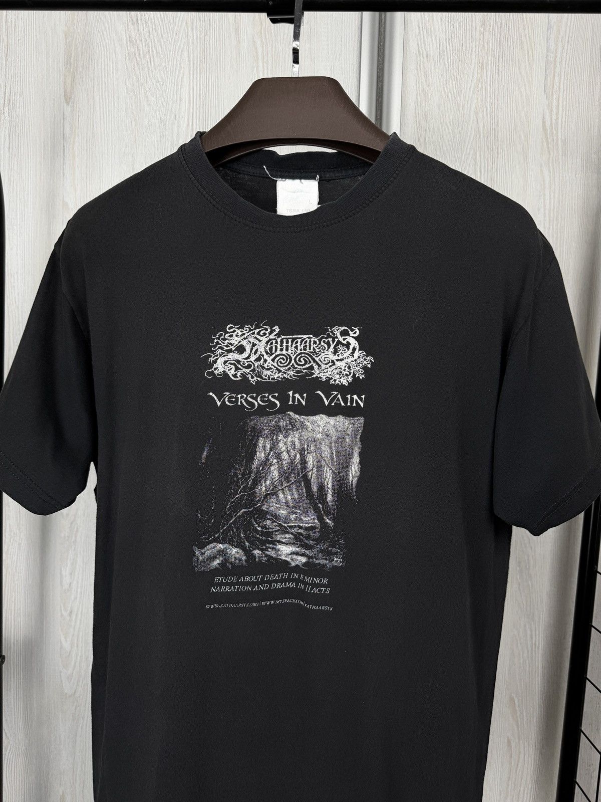 Band Tees Kathaarsys Verses in Vain World Tour 2008 band tee shirt Size US L / EU 52-54 / 3 - 5 Thumbnail