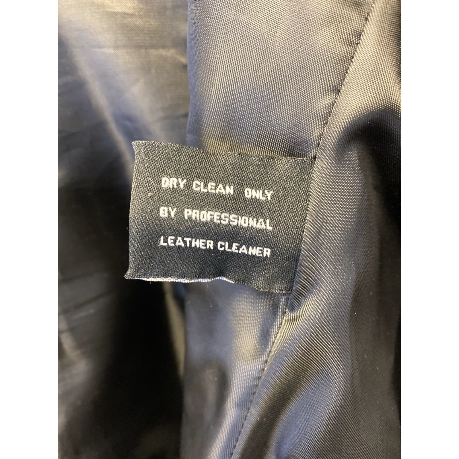 Vintage Bromley Weekend Womens Black Leather Blazer Jacket Long Sleeve L /53-46 Size L / US 10 / IT 46 - 7 Thumbnail