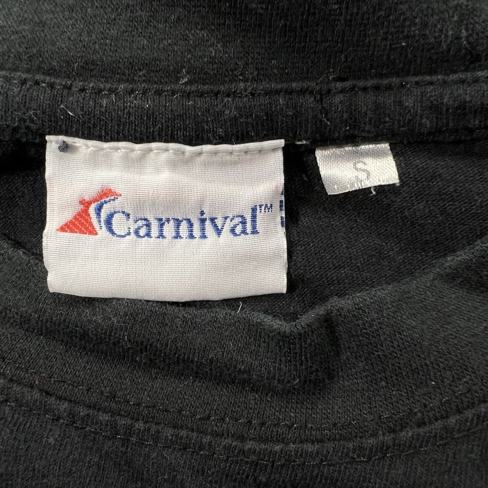 Vintage Vintage Carnival Cruise Line Small Black Mexico Graphic Tee Size US S / EU 44-46 / 1 - 3 Thumbnail
