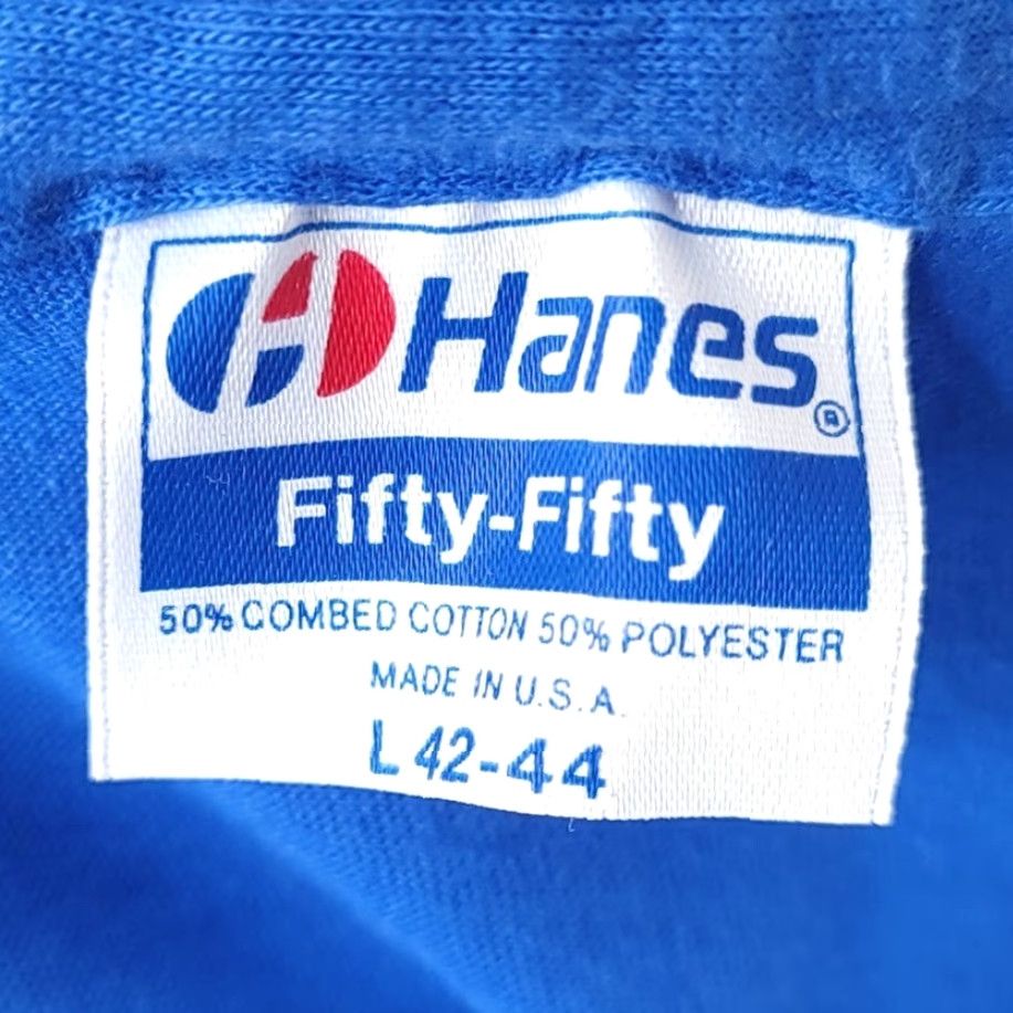 Hanes VINTAGE Hanes Major Astros Space Patrol T Shirt Mens Size Medium Blue 80s KSAS TV USA Space 80s Kid's Show Size US M / EU 48-50 / 2 - 6 Thumbnail