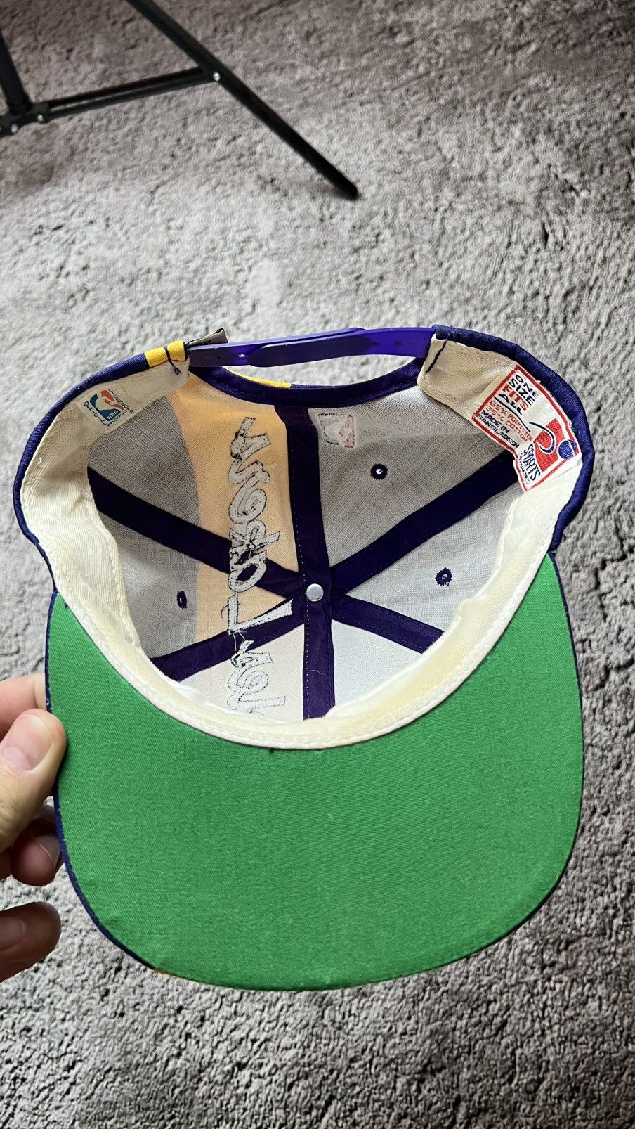 Sports Specialties VTG 90’s Los Angeles Lakers NBA Sport Specialties hat Size ONE SIZE - 5 Thumbnail