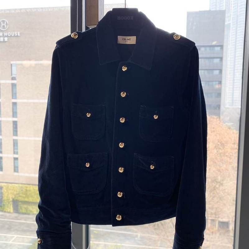 Celine Celine Corduroy Gold Button Jacket Size M Size US M / EU 48-50 / 2 - 1 Thumbnail