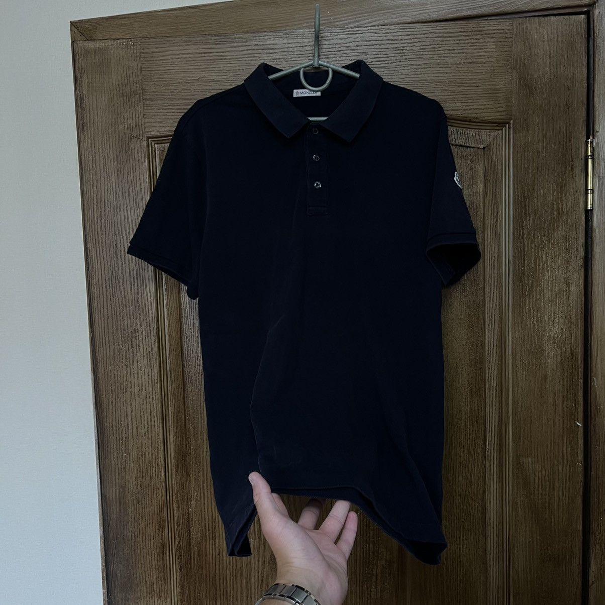 Moncler Moncler Polo T-Shirt Size US L / EU 52-54 / 3 - 2 Thumbnail