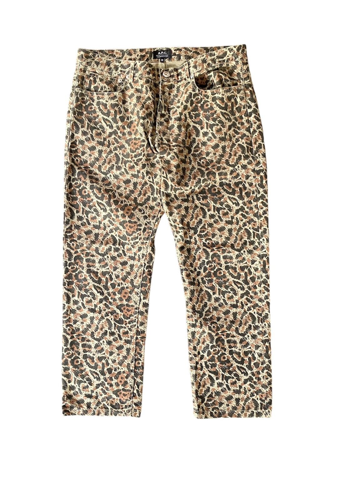 A.P.C. × Japanese Brand 2000s APC Tiger stripe Camo crop pants Size US 32 / EU 48 - 1 Thumbnail