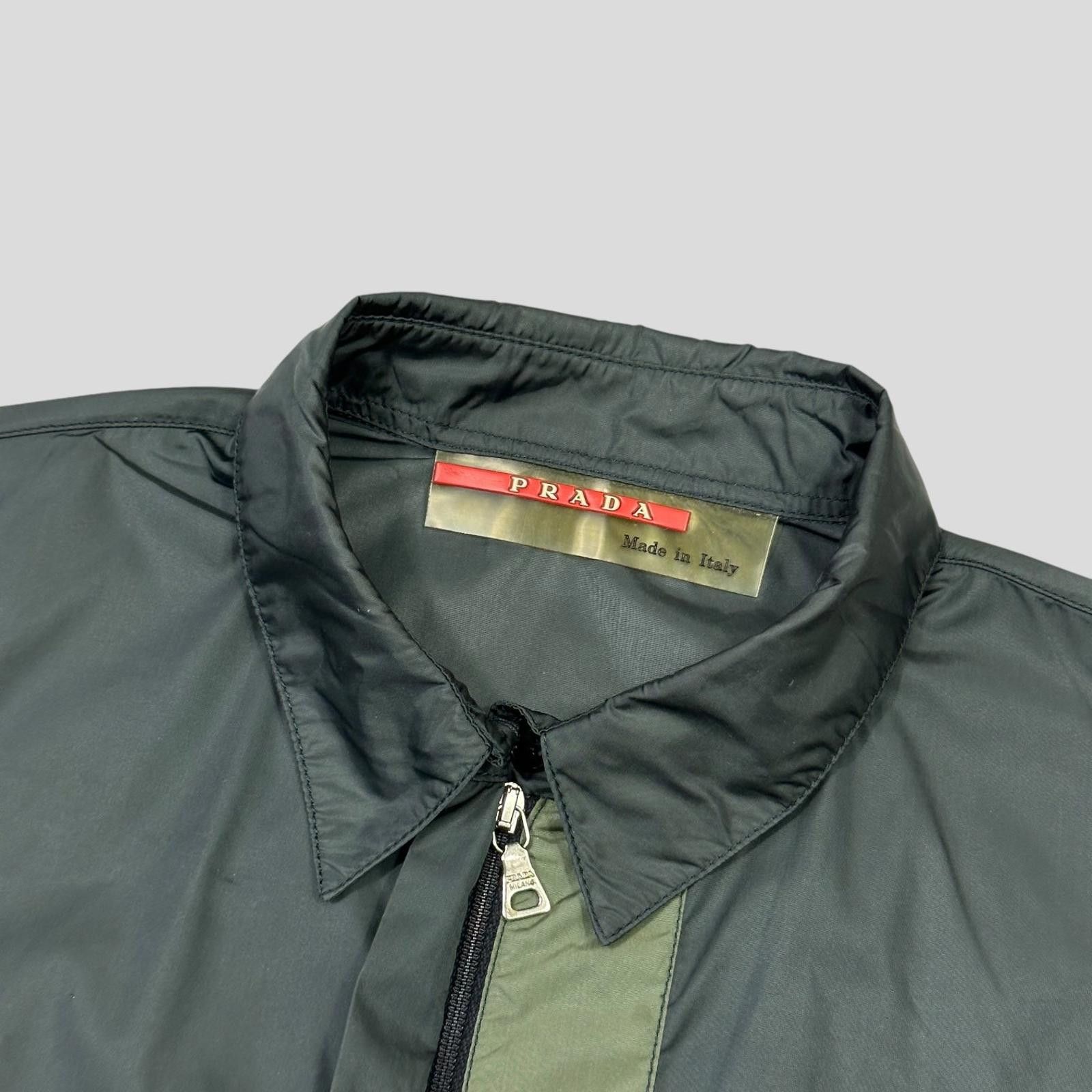 Prada Prada Sport 1999 Nylon Panelled Zip-up Shirt - S/M Size US S / EU 44-46 / 1 - 6 Thumbnail