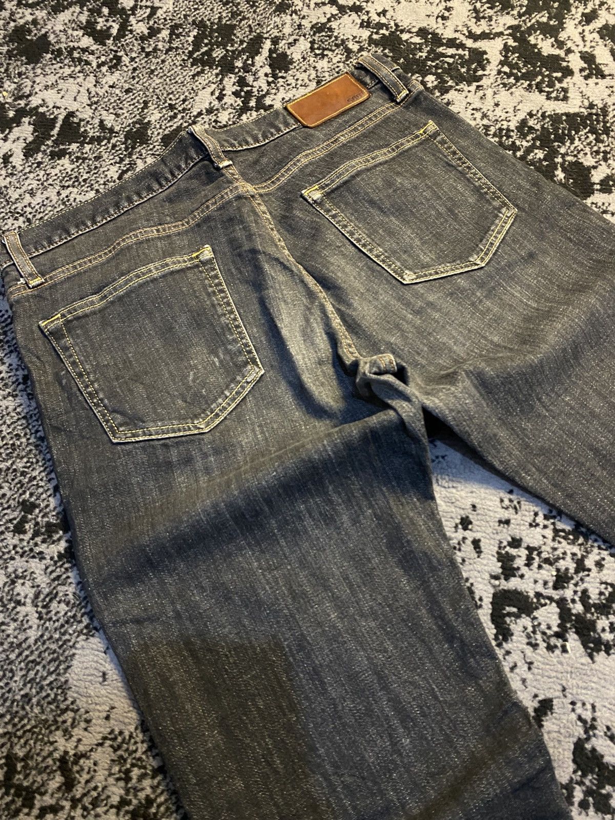 Undercover × Uniqlo 2000s Uniqlo UJ S-001 Slim Fit Straight Black Jeans 🔥 Size US 33 - 11 Thumbnail