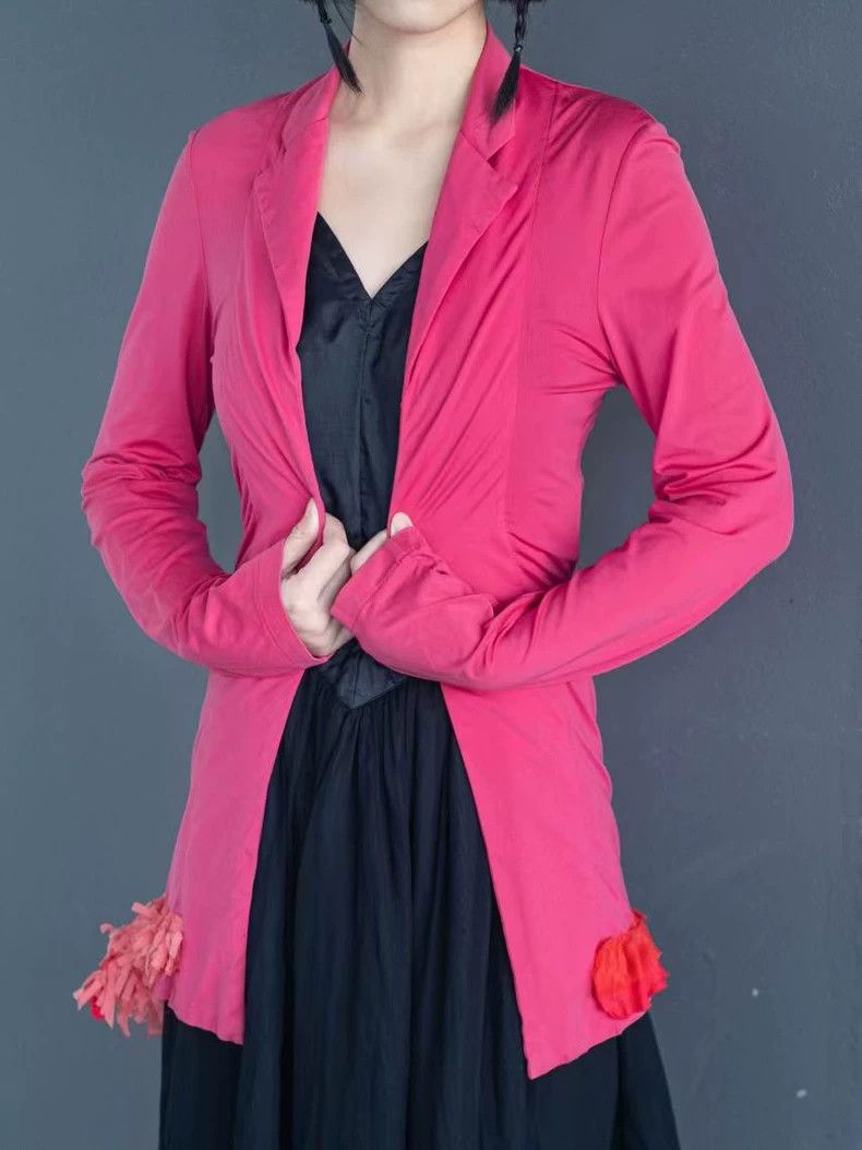Comme des Garcons Comme des Garcons Pink lace coat Size M / US 6-8 / IT 42-44 - 3 Thumbnail