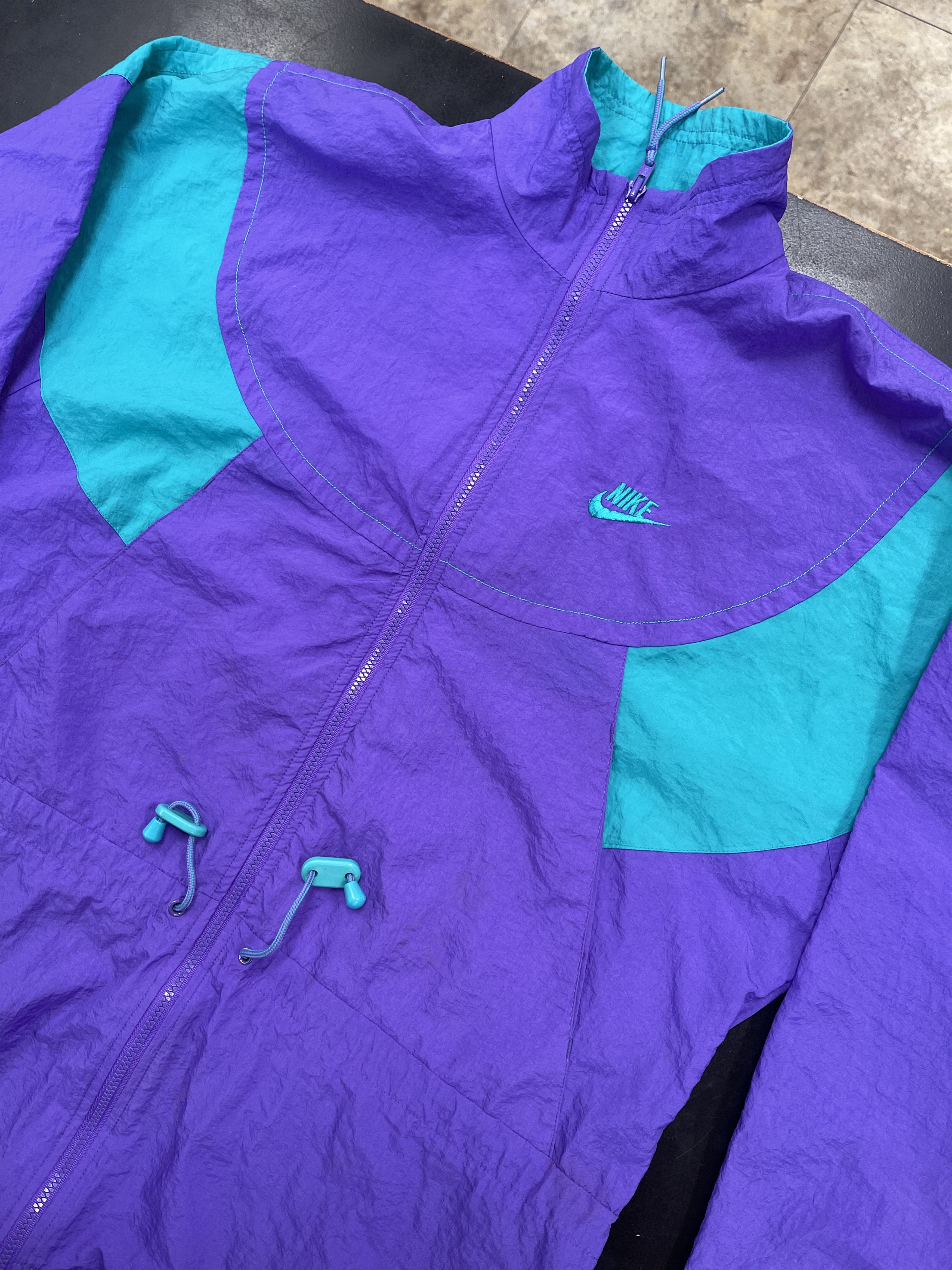 Nike Nike Vintage Women’s Windbreaker Jacket Purple Size M / US 6-8 / IT 42-44 - 3 Thumbnail