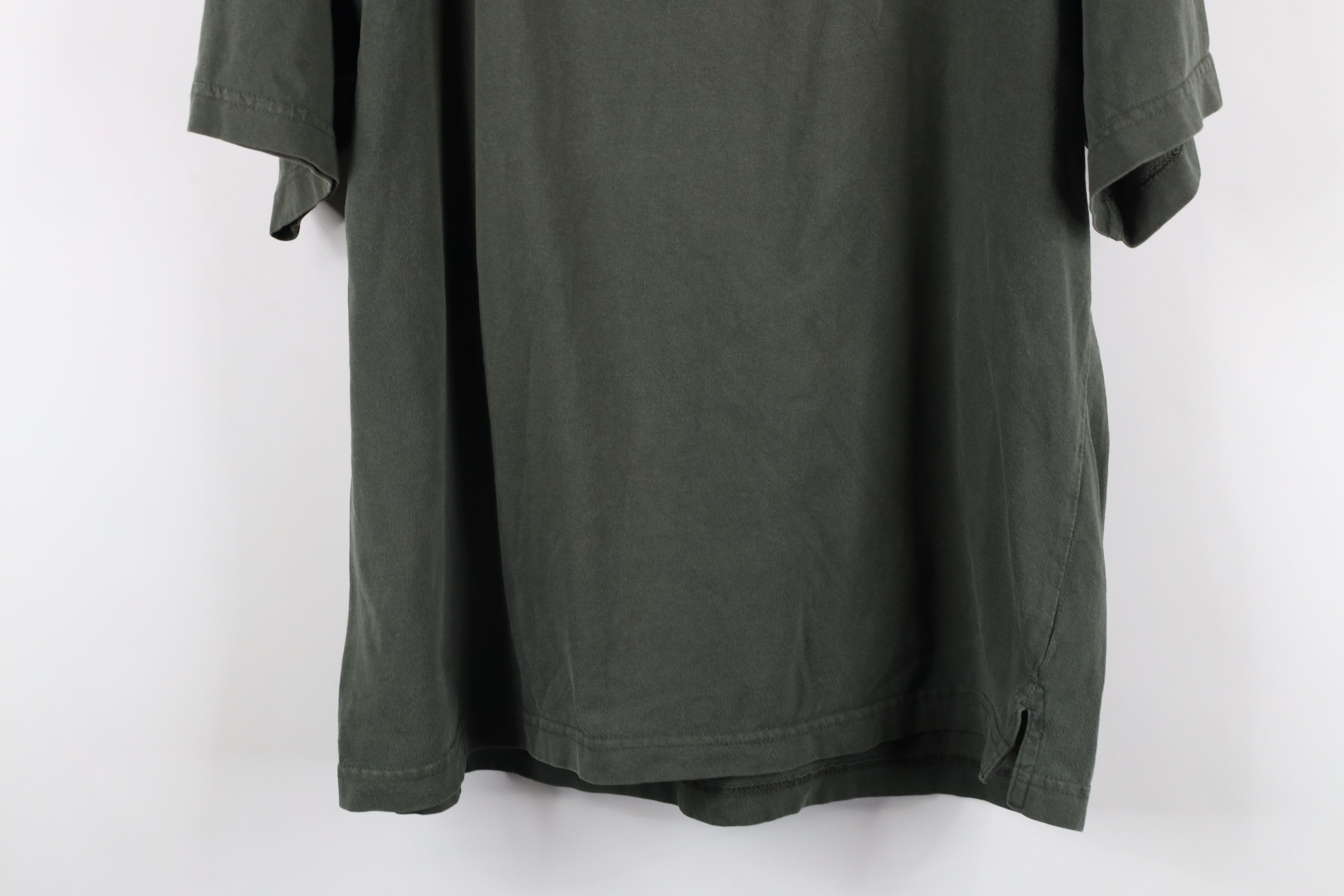 Dickies × Vintage Vintage Dickies Blank Short Sleeve Henley T-Shirt Green Size US L / EU 52-54 / 3 - 13 Thumbnail