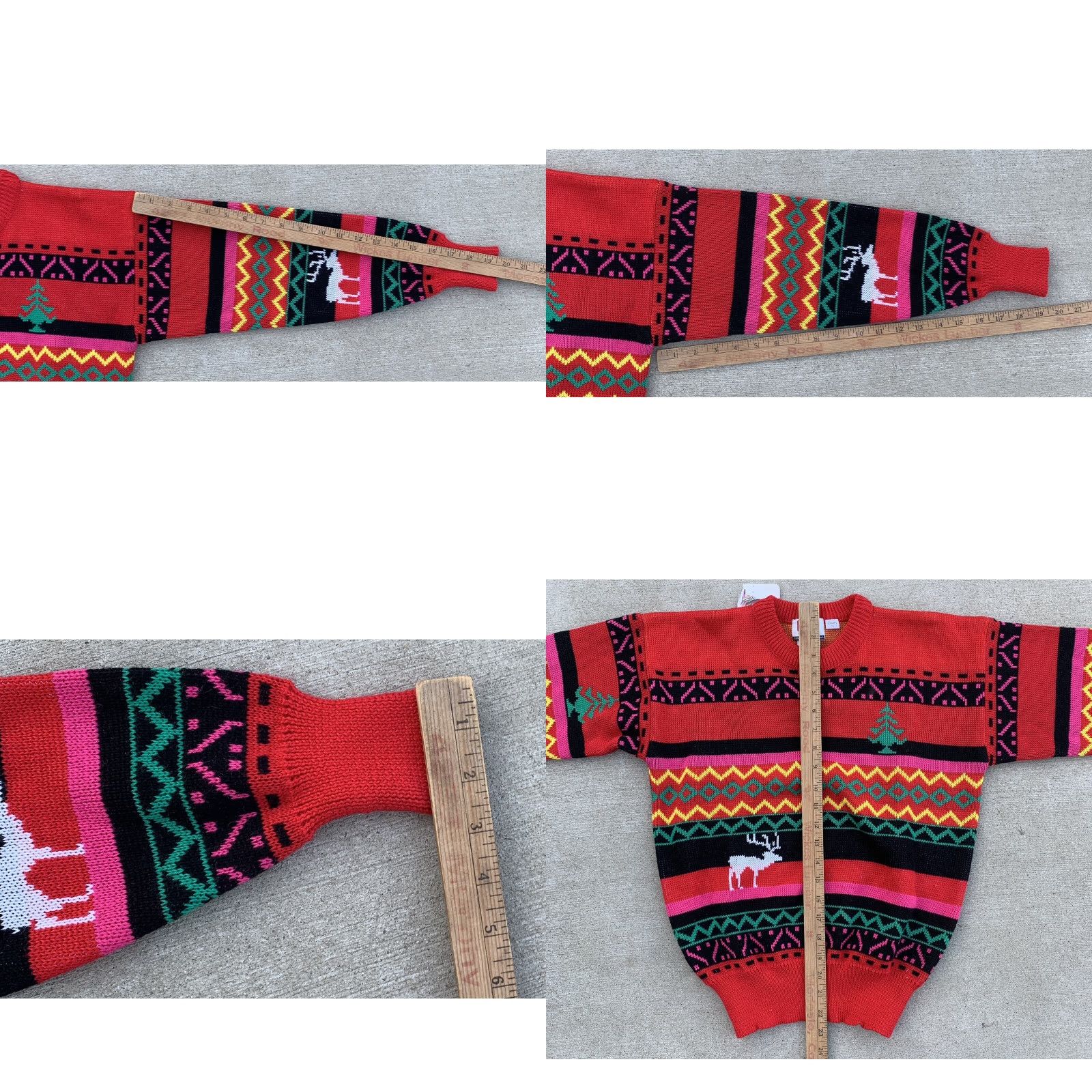 Vintage Vintage eir Sports Sun Valley Idaho Sweater 80s Ski Snow Juniors Size 14 Size XL / US 12-14 / IT 48-50 - 11 Thumbnail