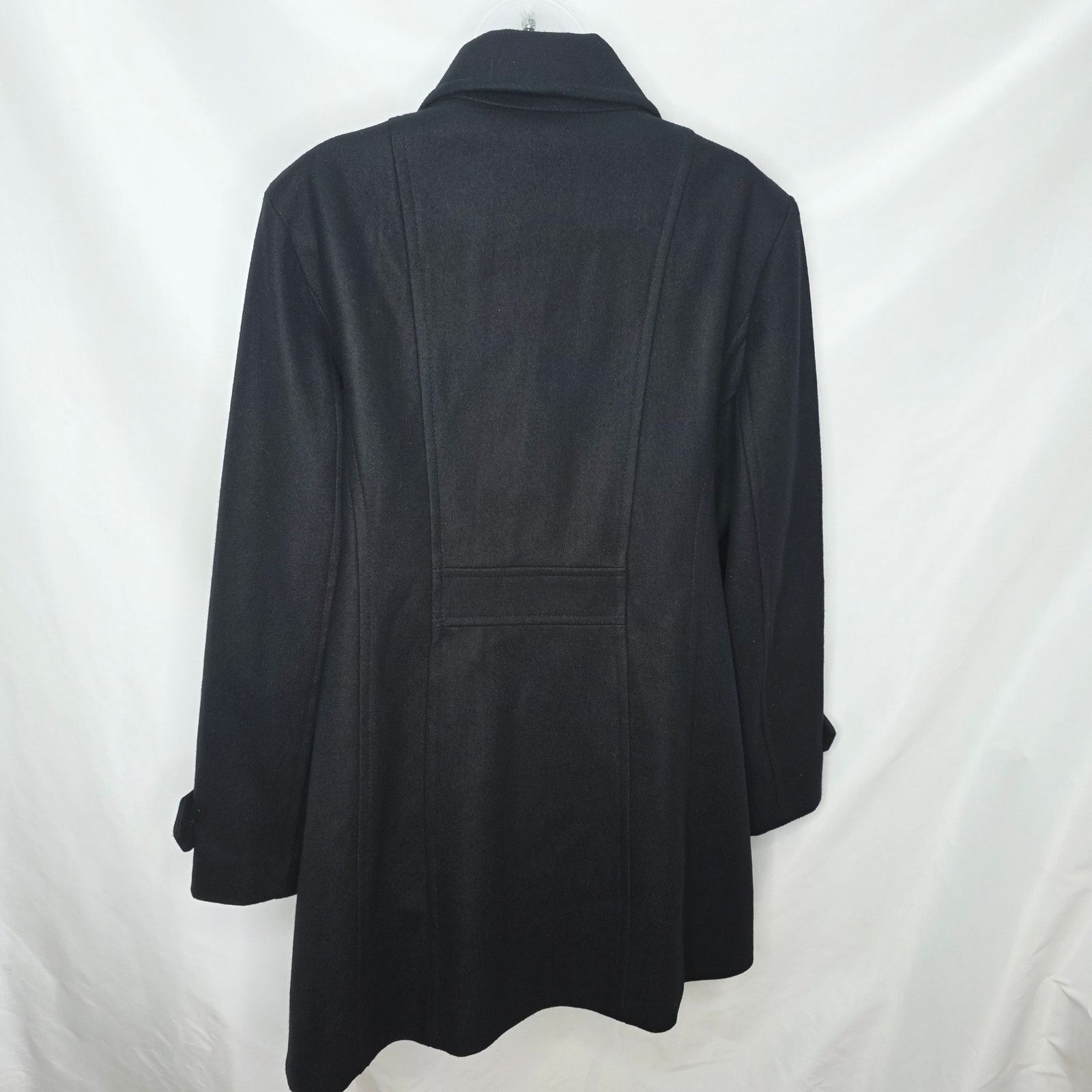 Anne Klein Anne Klein Wool Blend Double Breasted Long Sleeve Coat Size XL / US 12-14 / IT 48-50 - 2 Thumbnail