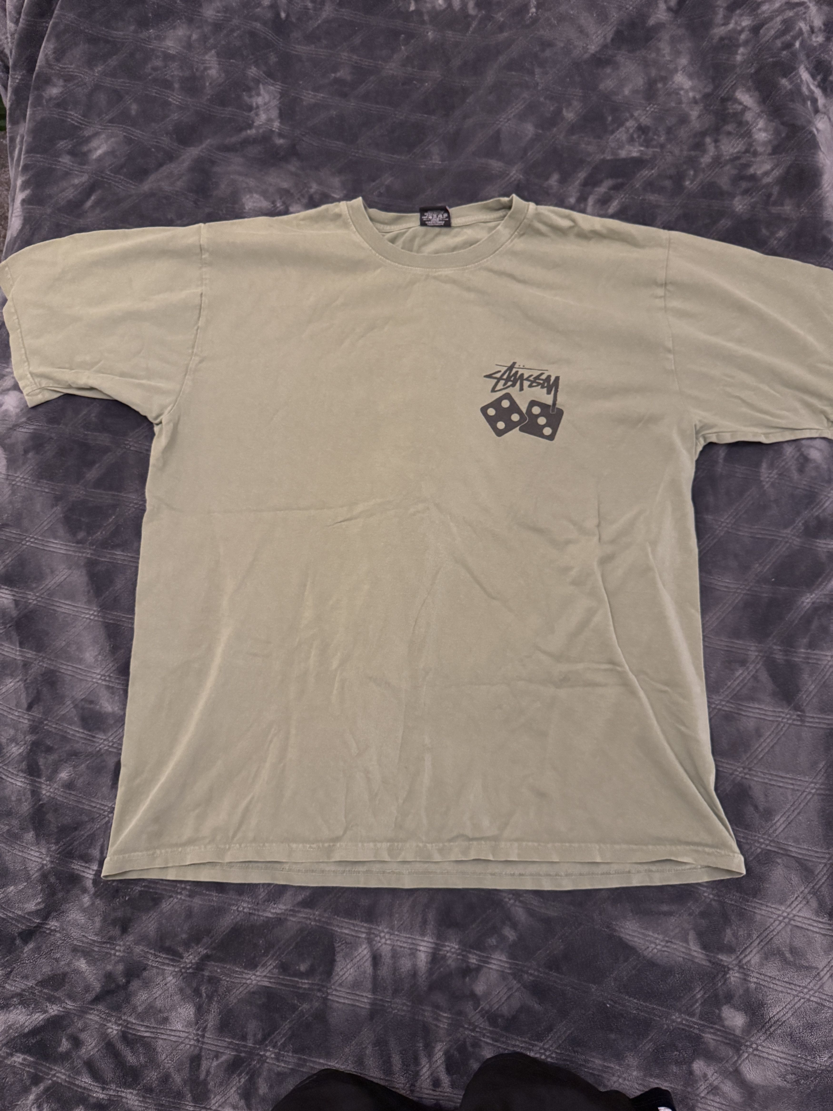 Stussy Stussy Pigment Dyed Dice T-Shirt Size US L / EU 52-54 / 3 - 2 Thumbnail