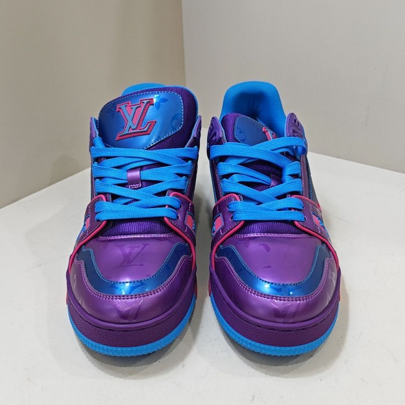 Louis Vuitton Louis Vuitton Trainer Low Top Sneakers for Men -2508 Size US 8.5 / EU 41-42 - 2 Thumbnail