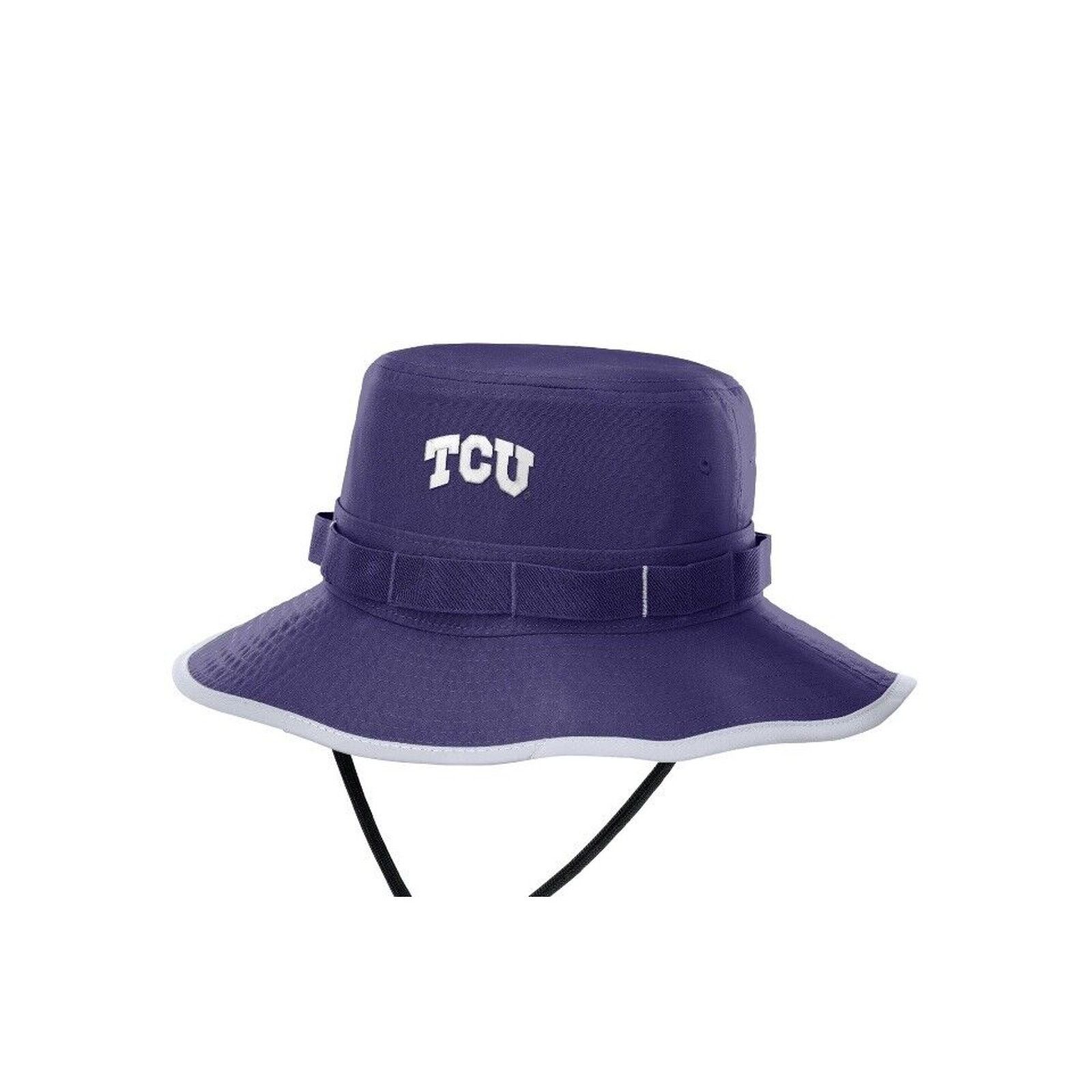 Nike Nike TCU Horned Frogs Dri-Fit Purple Boonie Bucket Hat Cap Size ONE SIZE - 1 Thumbnail