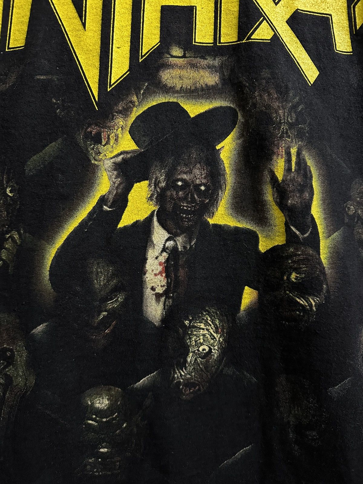 Band Tees Rare Vintage T-Shirt ANTHRAX 2013 AMONG THE LIVING DEAD Size US L / EU 52-54 / 3 - 3 Thumbnail