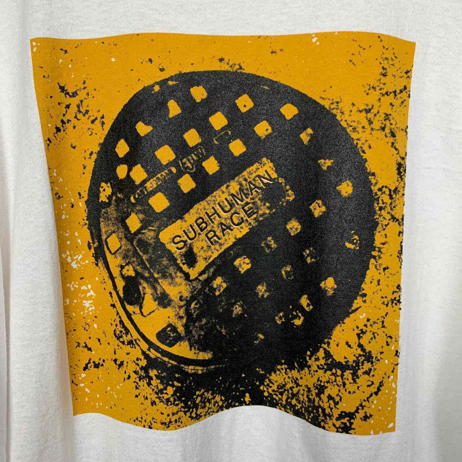 Other Vintage 90s 1995 Skid Row Subhuman Race White T Shirt XL Size US XL / EU 56 / 4 - 5 Thumbnail