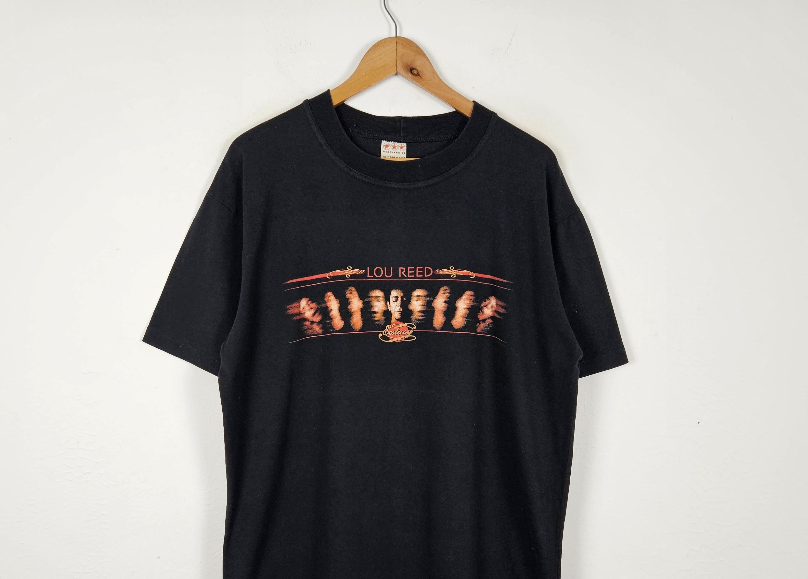 Vintage Vintage Velvet Underground Lou Reed Estacy Tour shirt Size US XL / EU 56 / 4 - 3 Thumbnail