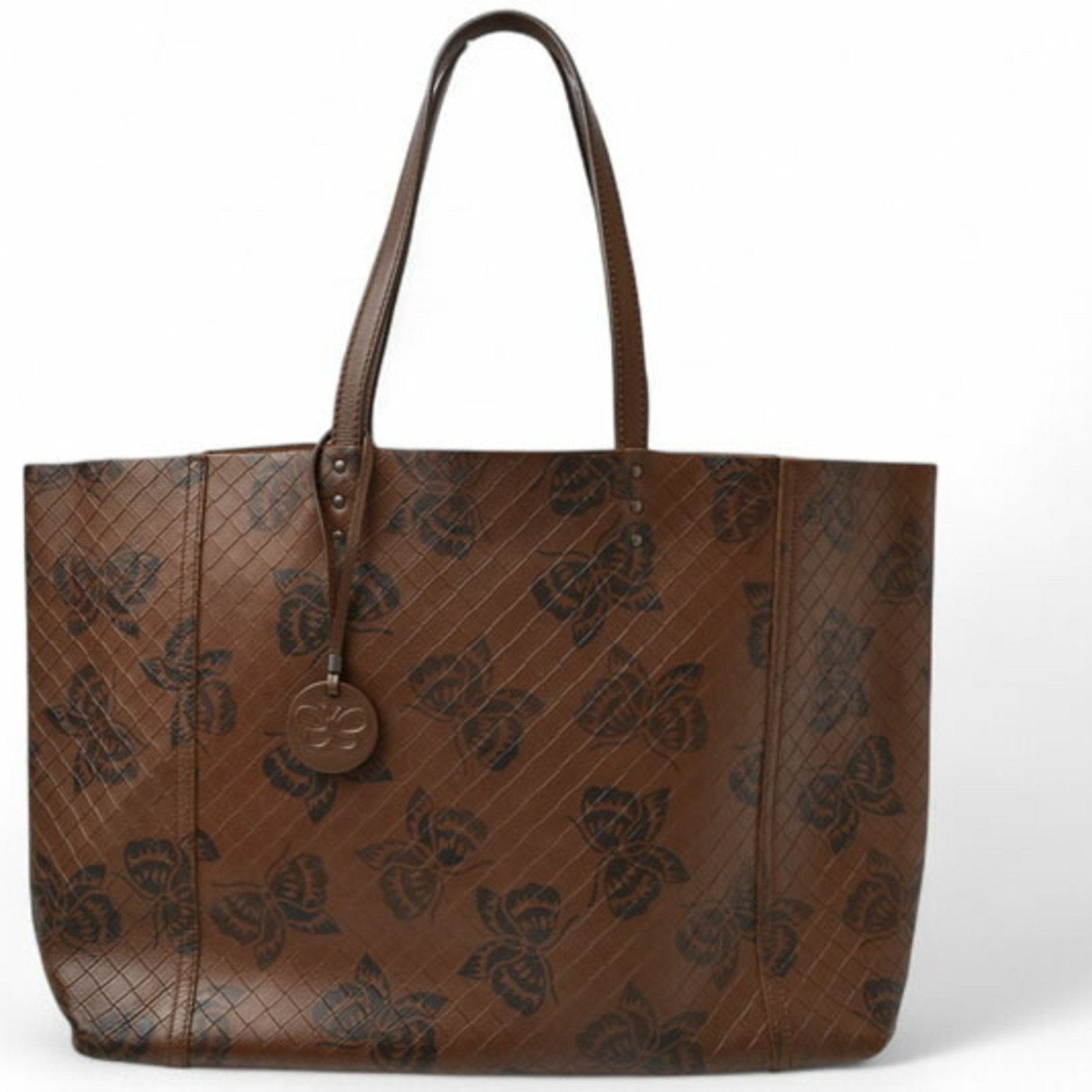 Bottega Veneta Brown Leather Butterfly