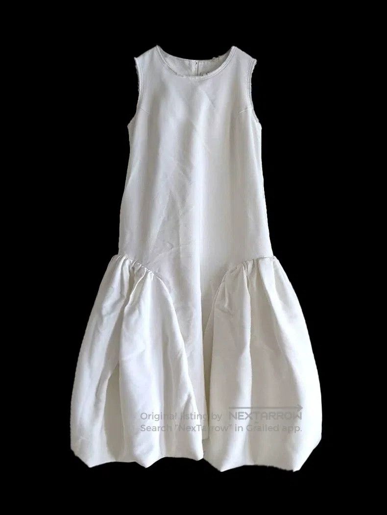 Comme des Garcons Comme des Garcons Heavy duty sleeveless white dress Size S / US 4 / IT 40 - 1 Thumbnail