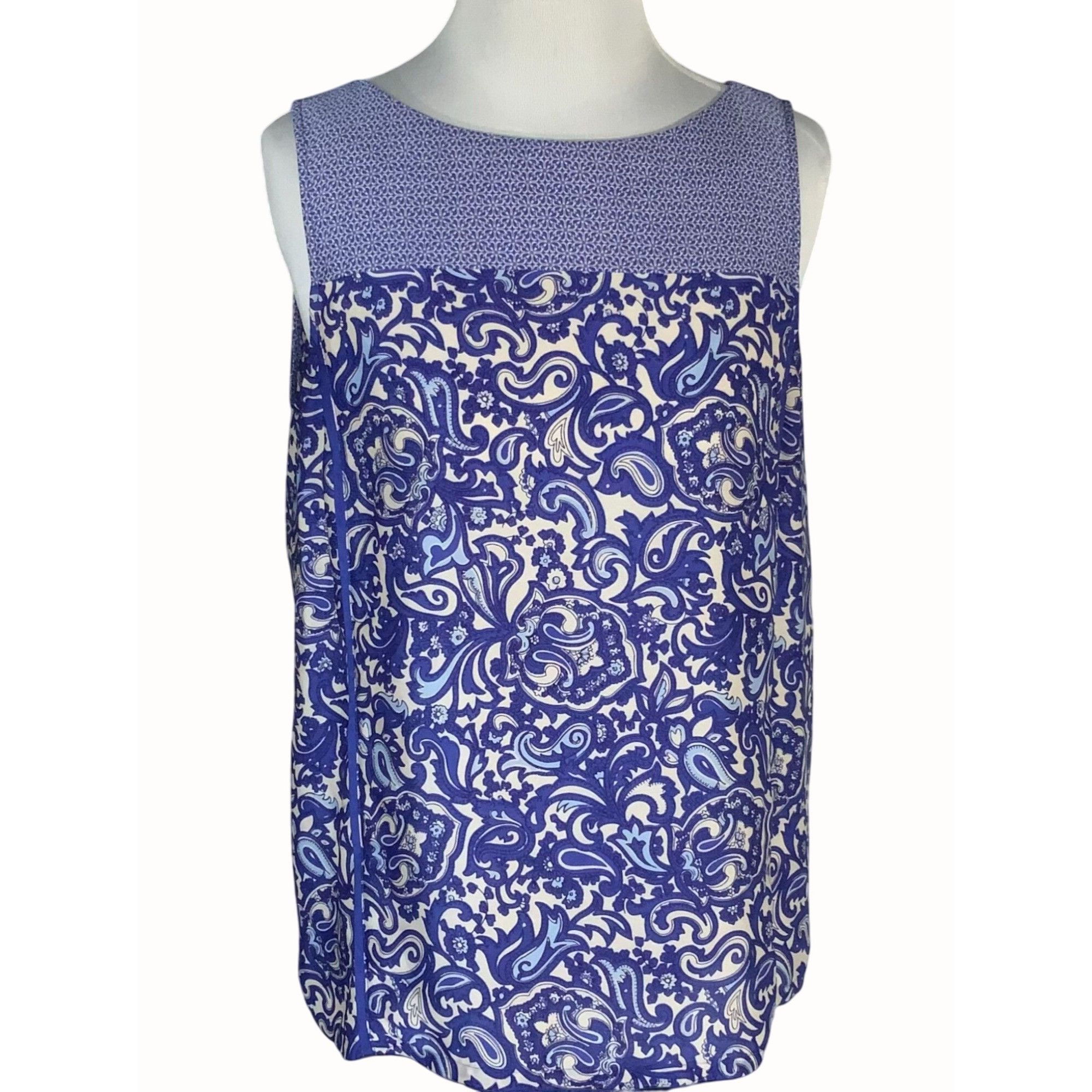 Loft Ann Taylor Loft Womens Lightweight Sleeveless Blouse Medium Size M / US 6-8 / IT 42-44 - 1 Thumbnail