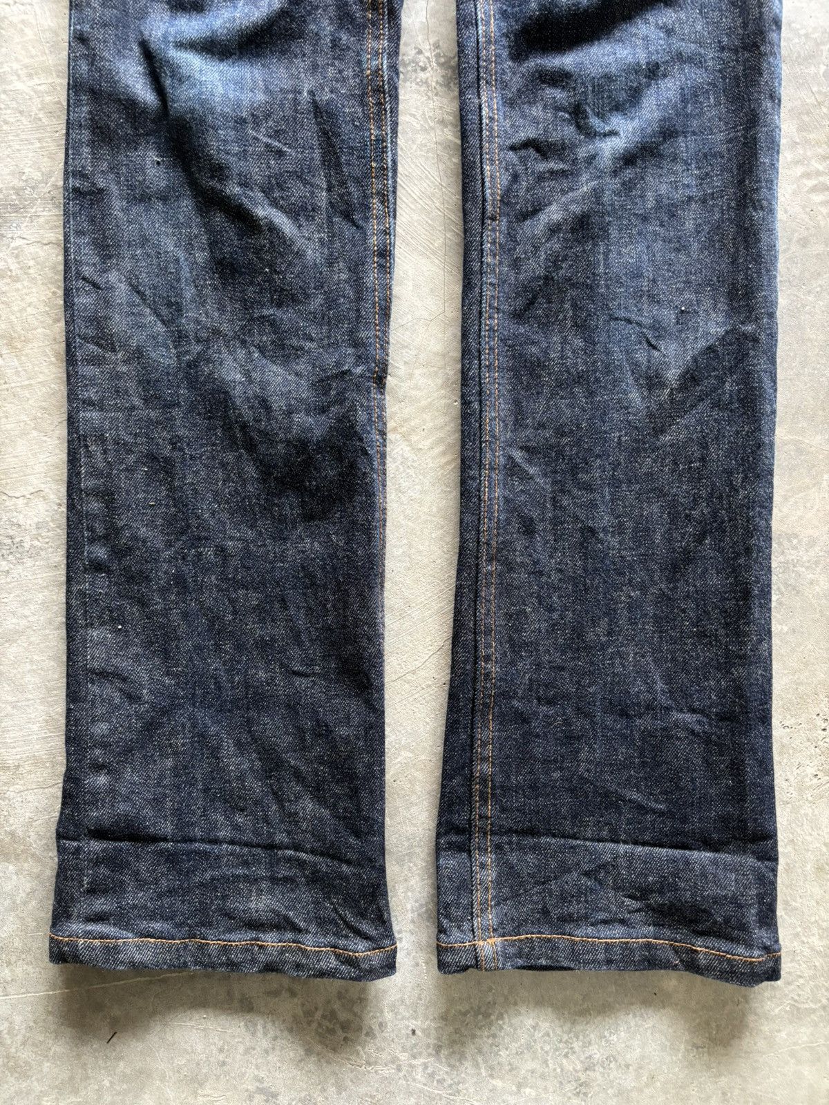 Shellac SHELLAC japanese denim slim style hedi slimane ish fit stack Size US 33 - 10 Thumbnail