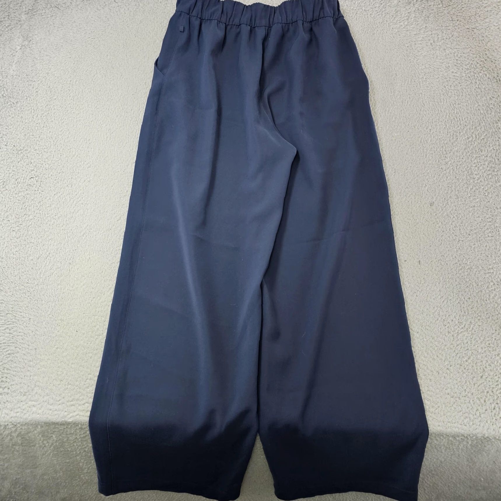 Lululemon Lululemon Noir Pants Blue 26x30 Stretch High Rise Wide Leg Wrinkle Free Career Size 28" / US 6 / IT 42 - 6 Thumbnail