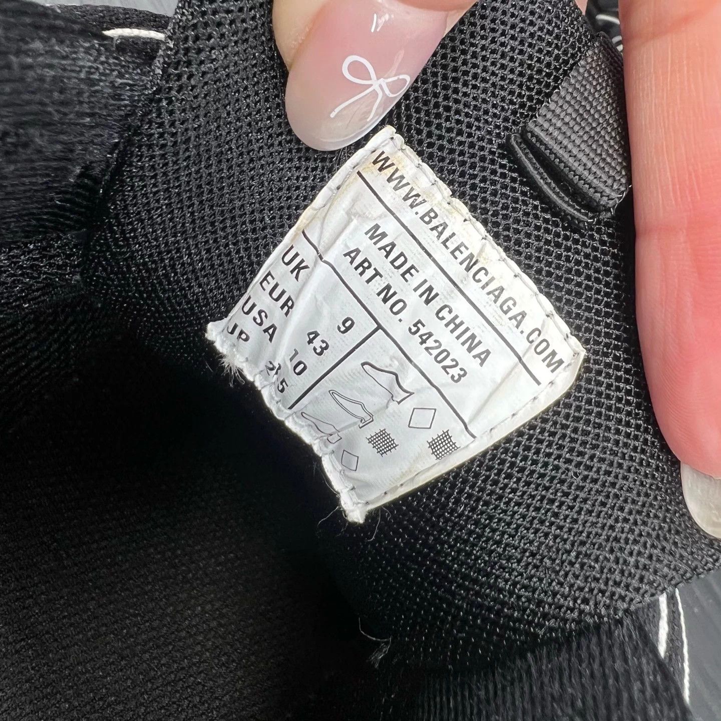 Balenciaga Balenciaga Track Black 43 OG Box 2499 CH24351 Size US 10 / EU 43 - 8 Thumbnail