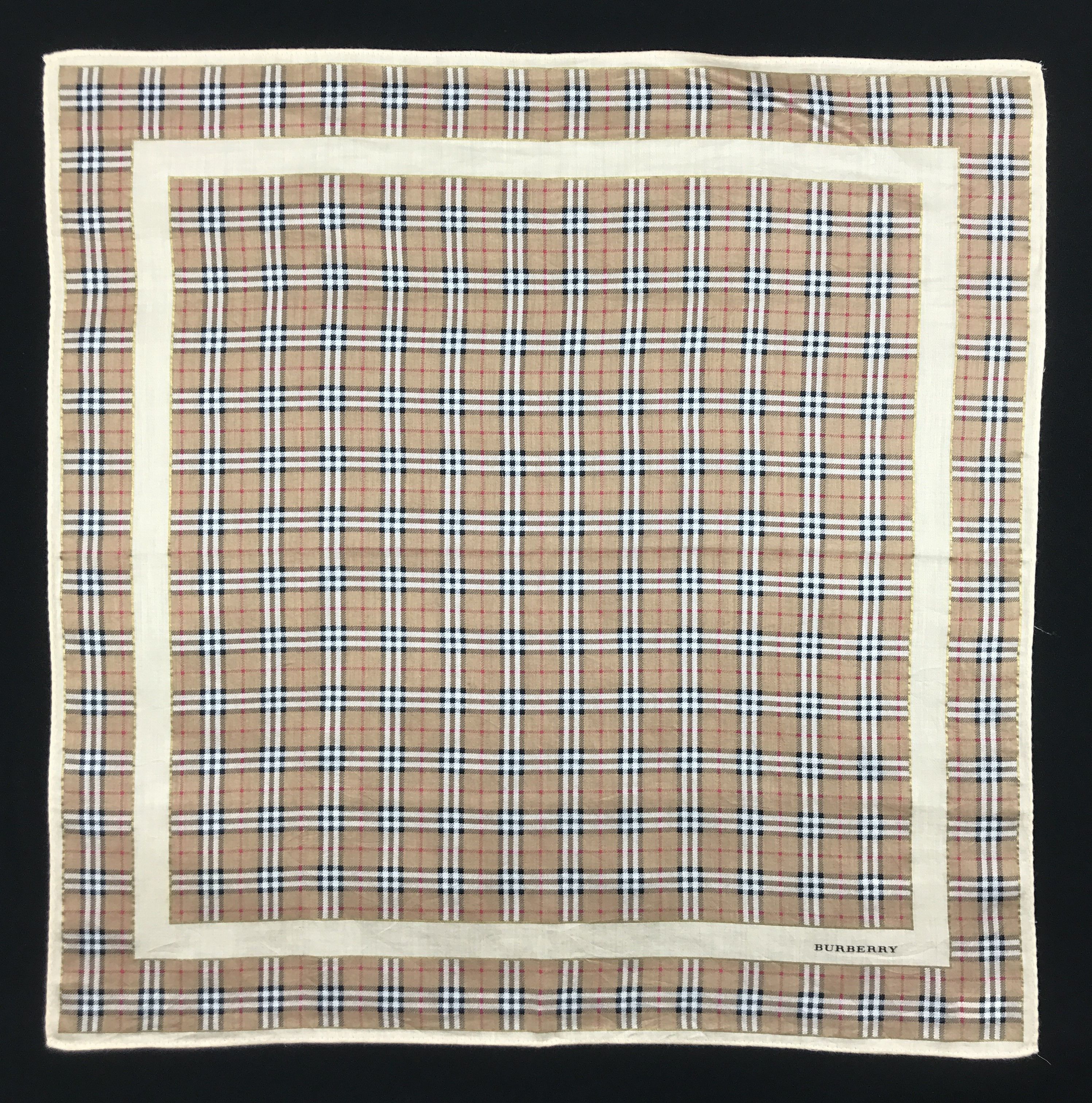 Burberry × Vintage Vintage Burberry Bandana Neckerchief Handkerchief Size ONE SIZE - 1 Thumbnail