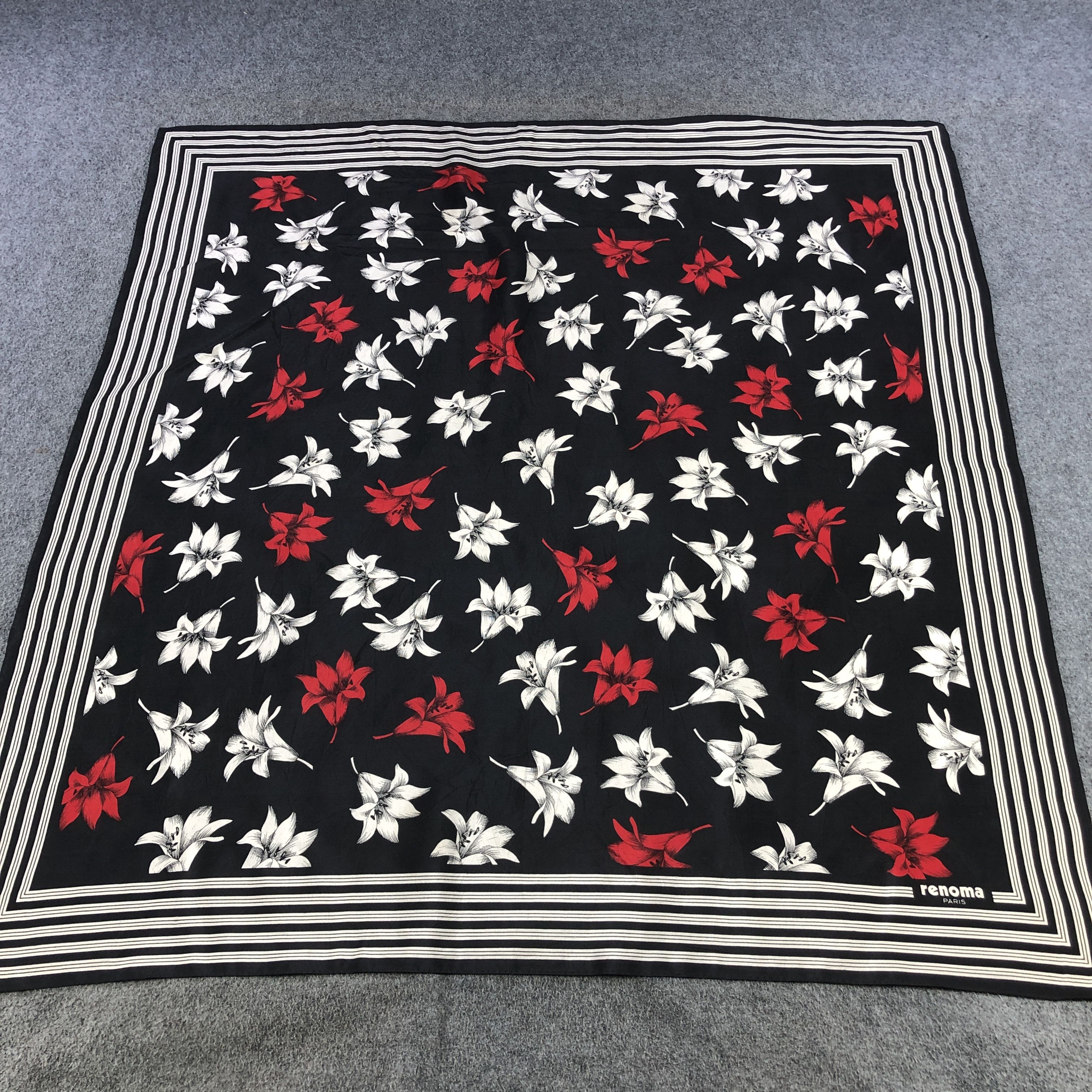 Renoma Renoma Floral Silk Scarf M1239 Size ONE SIZE - 2 Thumbnail