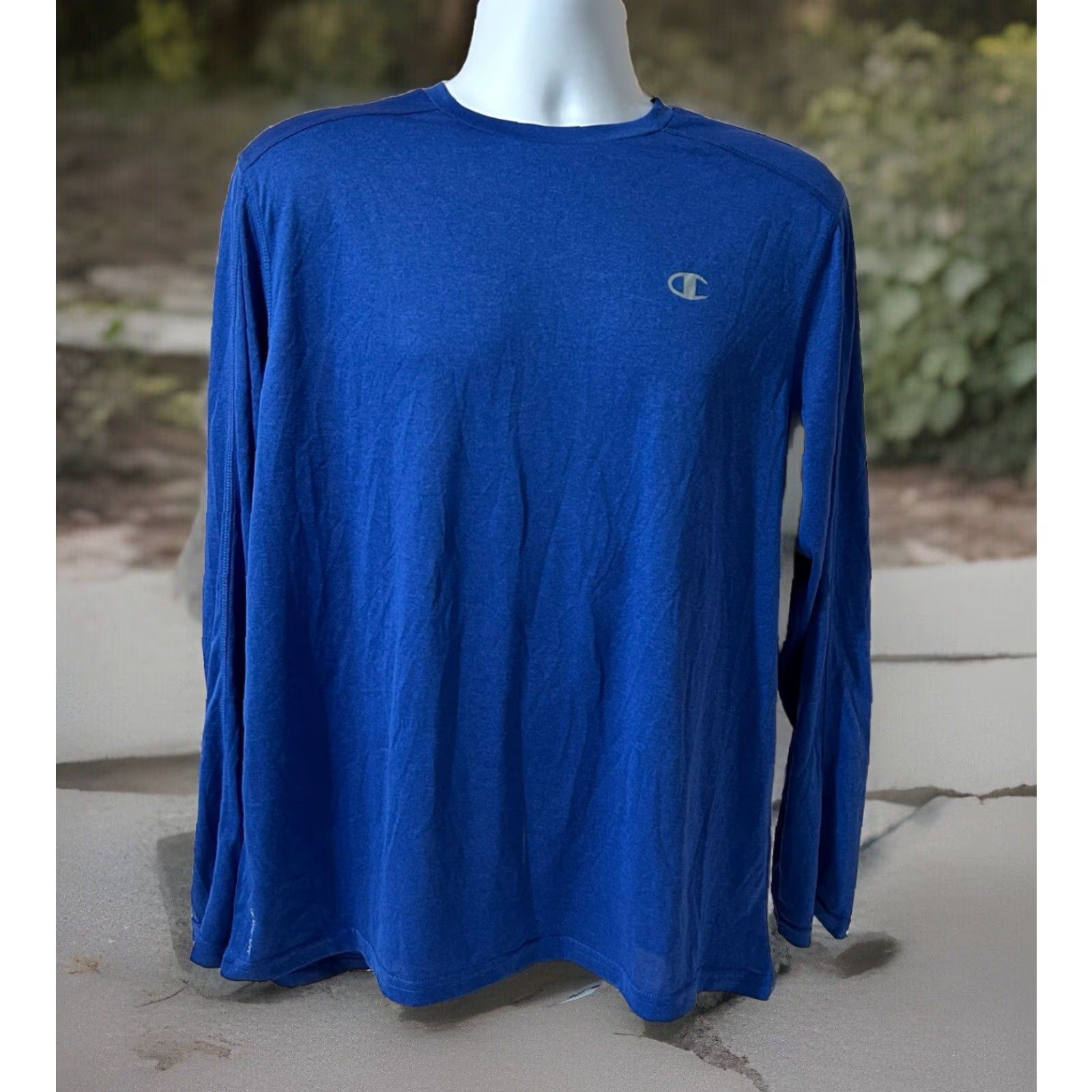 Champion VINTAGE Champion Performance Vapor Long Sleeve Blue Men L NWT New Dead Stock 2015 Size US L / EU 52-54 / 3 - 2 Thumbnail