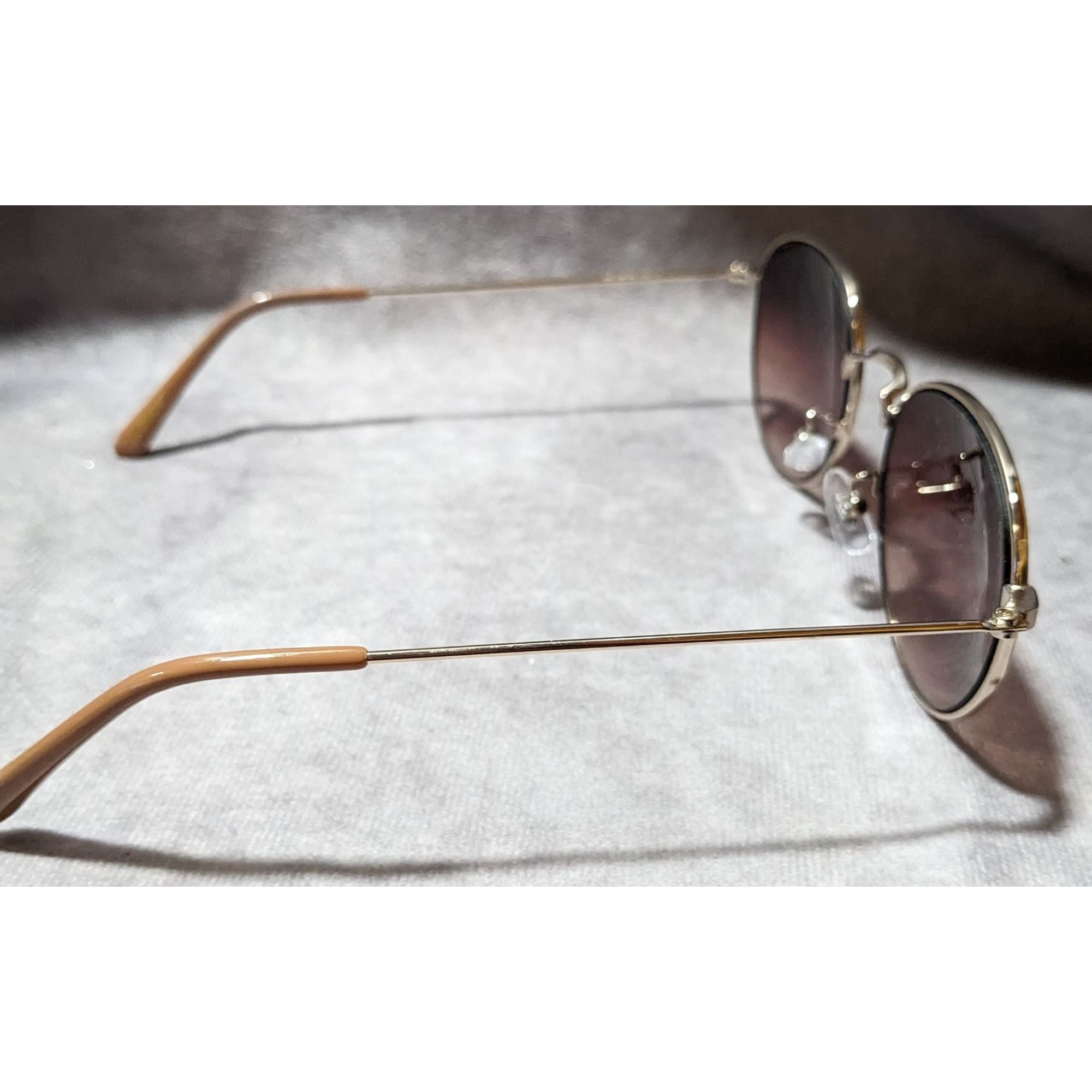 Levi's Levis Gold And Tan LEV112W Brown Lens Sunglasses Size ONE SIZE - 2 Thumbnail