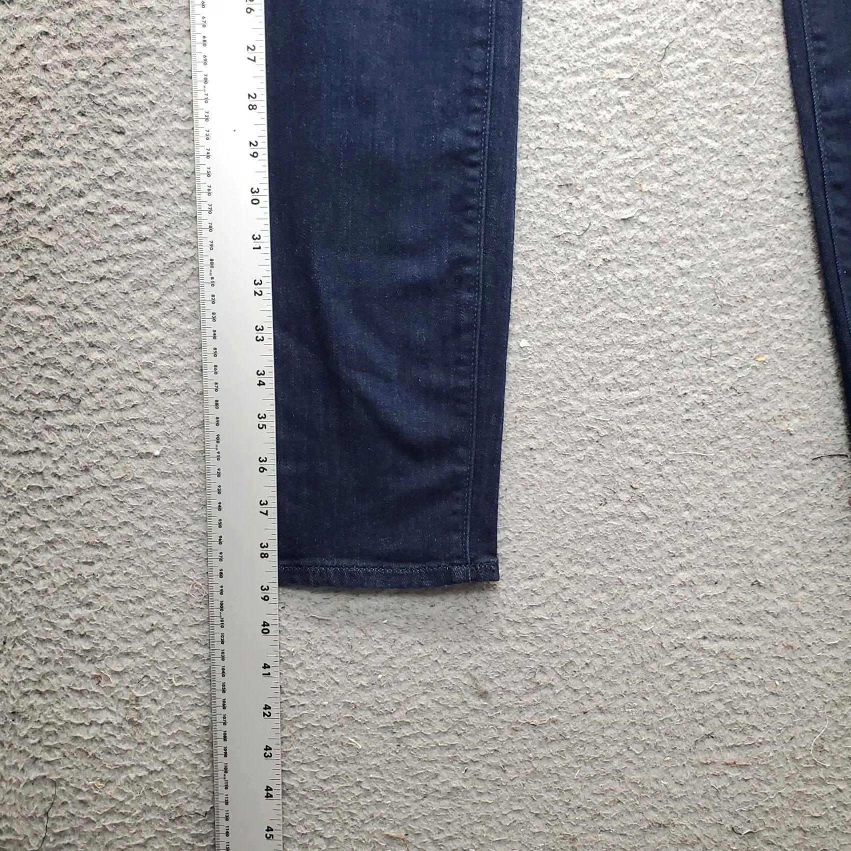 Loft LOFT Jeans Womens 2 Blue Modern Skinny Denim Slim Fit Nautical Button Detail Size 26" / US 2 / IT 38 - 3 Thumbnail