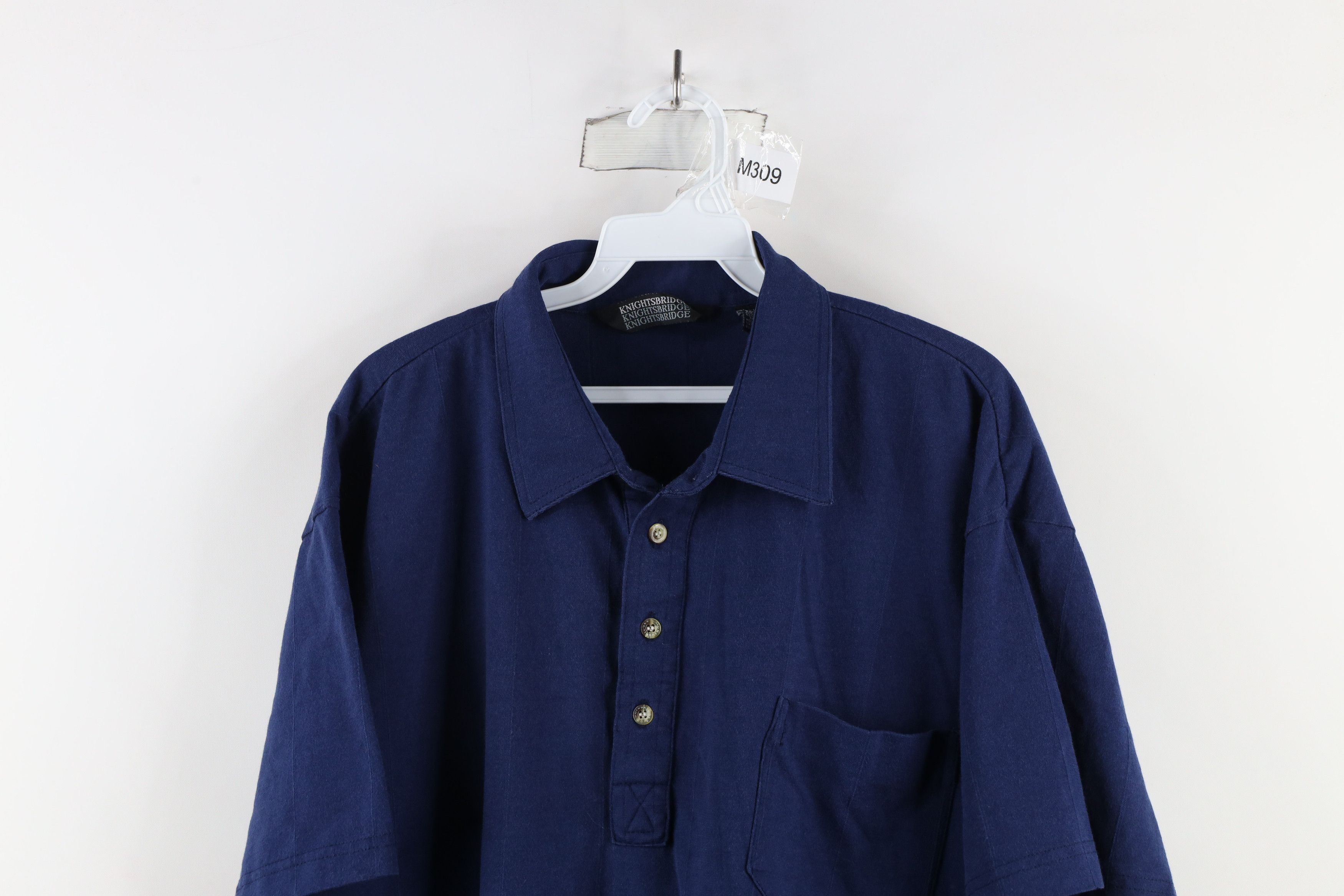 Vintage Vintage 90s Streetwear Knit Short Sleeve Collared Polo Shirt Size US XL / EU 56 / 4 - 2 Thumbnail