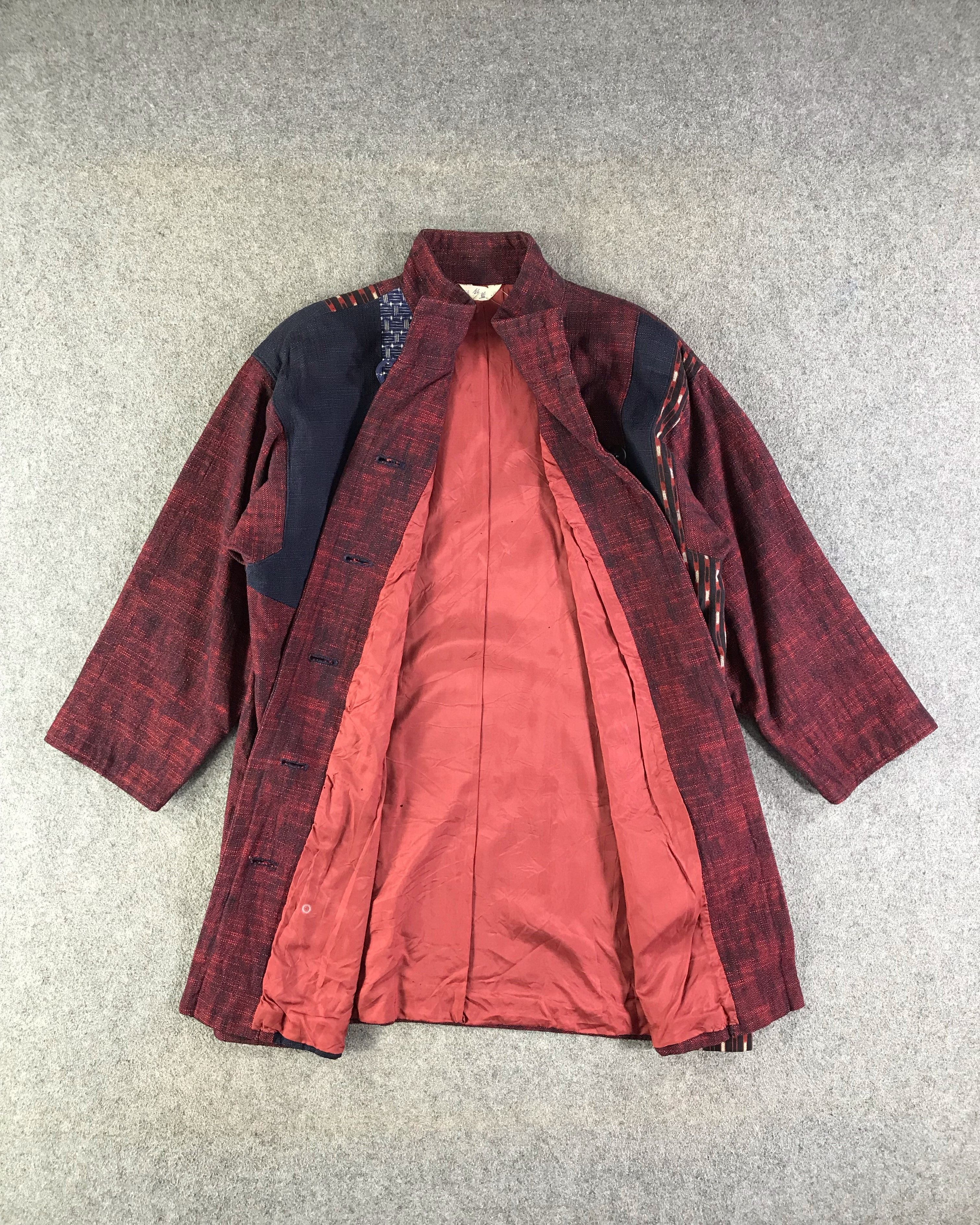 Japanese Brand Vintage Japanese Brand Patchwork Button Up Long Jacket JC271 Size US L / EU 52-54 / 3 - 2 Thumbnail