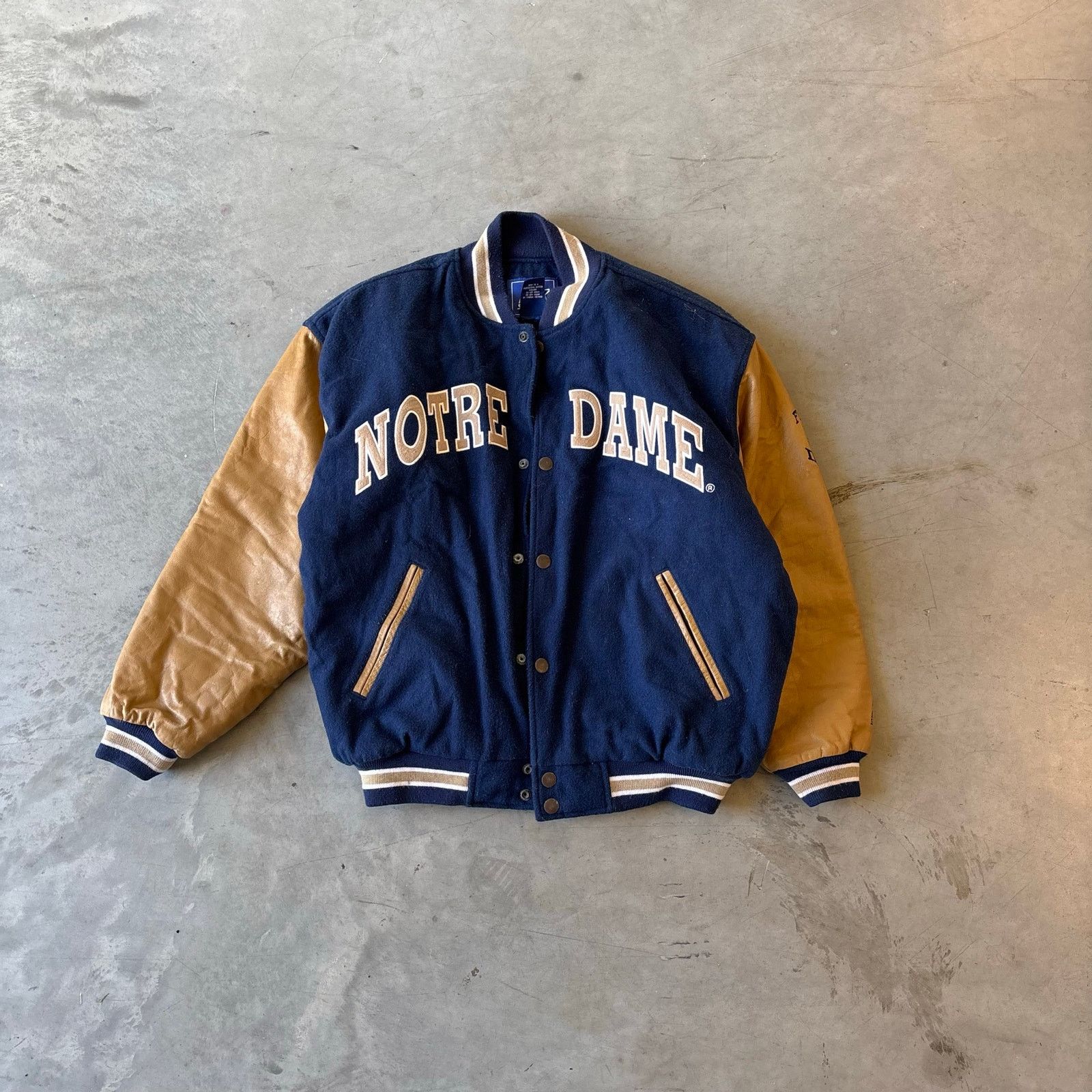 Starter vintage starter notre dame varsity bomber jacket Size US L / EU 52-54 / 3 - 1 Thumbnail