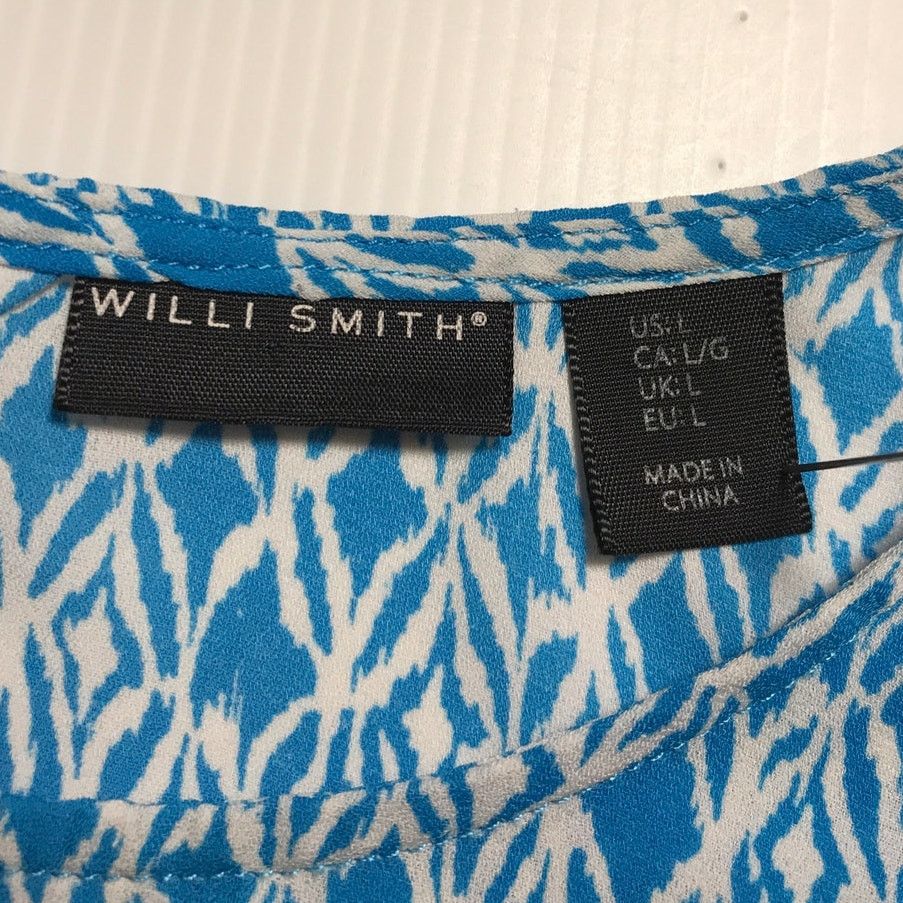 Other Willie Smith Vintage Blue Scoop Sleeveless Blouse Women L Size L / US 10 / IT 46 - 3 Thumbnail