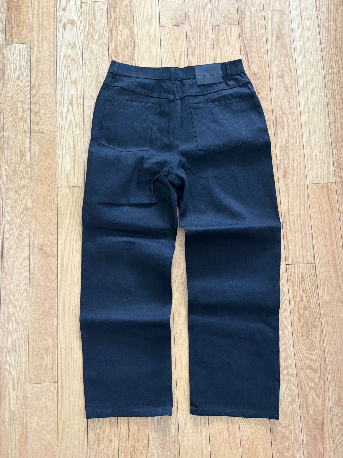 October's Very Own Octobers Very Own Black Wash Baggy Denim Jeans Size US 34 / EU 50 - 2 Thumbnail
